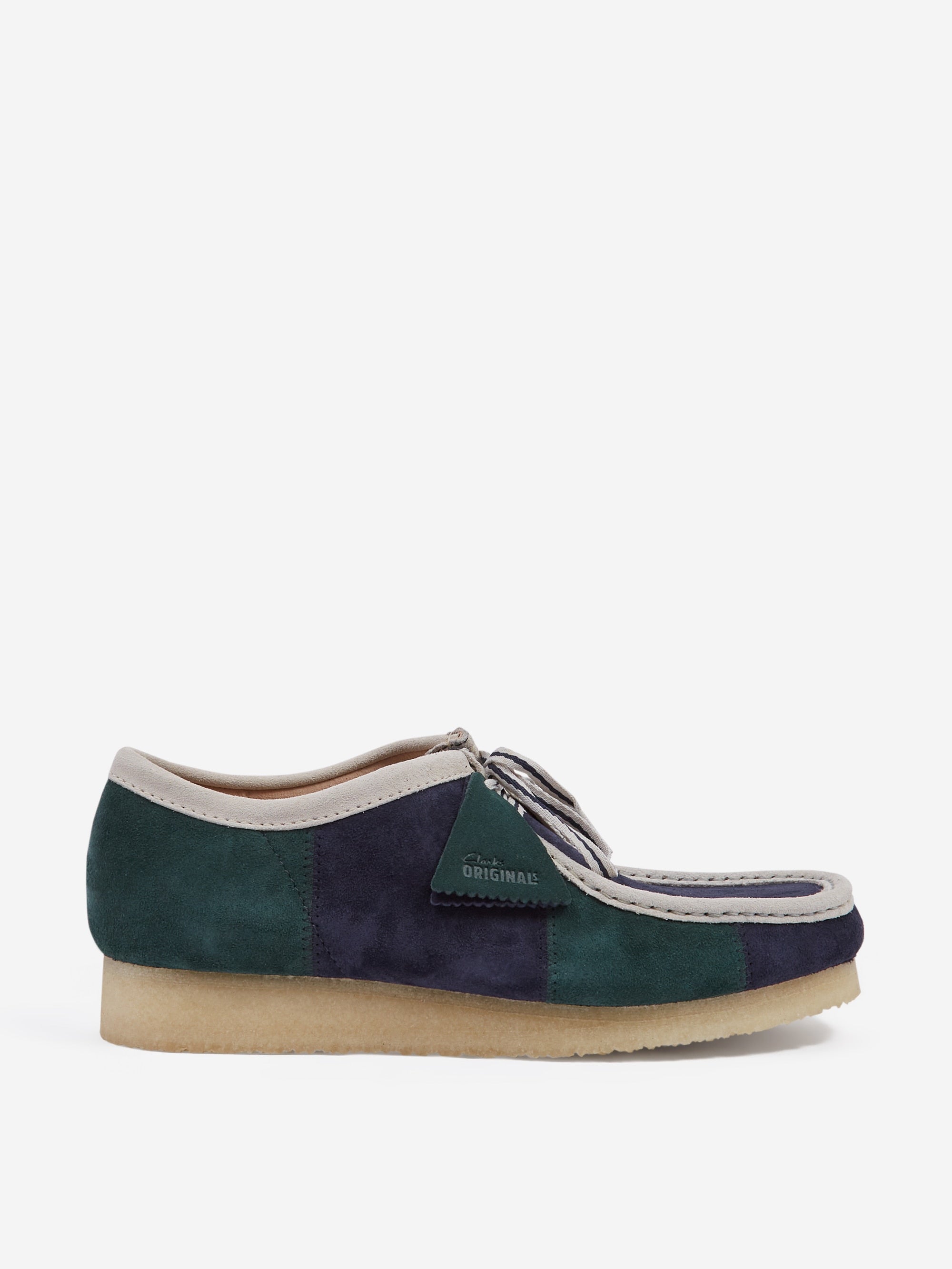 Clarks Originals Wallabee - Blue/Green Stripe – Goodhood