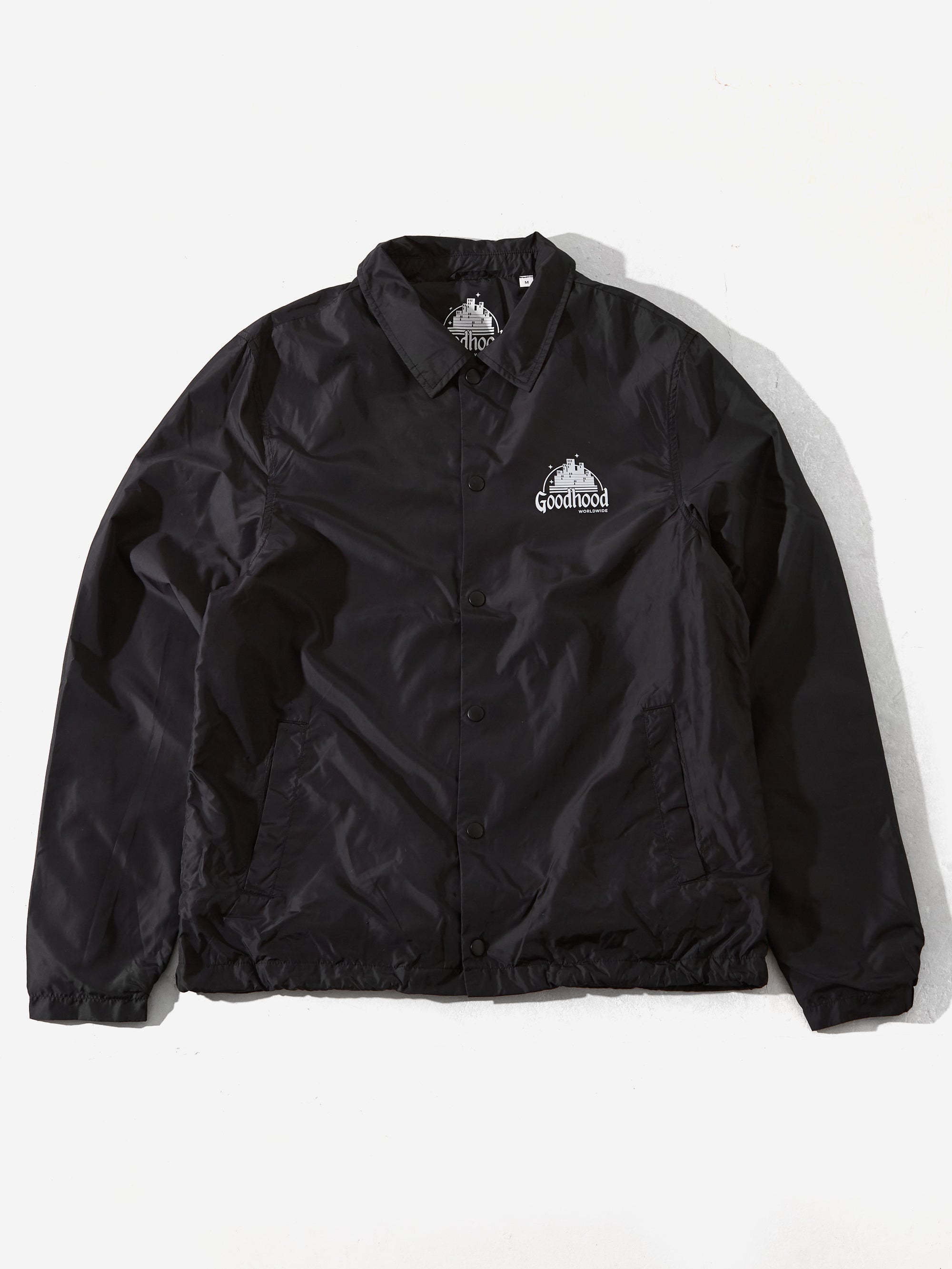 Goodhood Worldwide Utopia Coach Jacket - Black