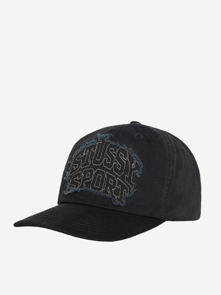 帽子 Stussy MD Stussy Sport Cap Black Stüssy MD Int. Sport Strapback Cap | Black | Canoe Club