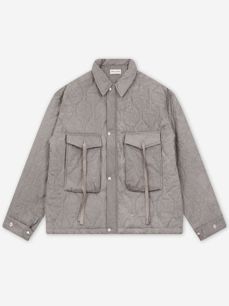 ジャケット・アウター Estudio Niksen Side-pocket Light JK Estudio Niksen Quilted Pocket Jacket - Light grey – Goodhood