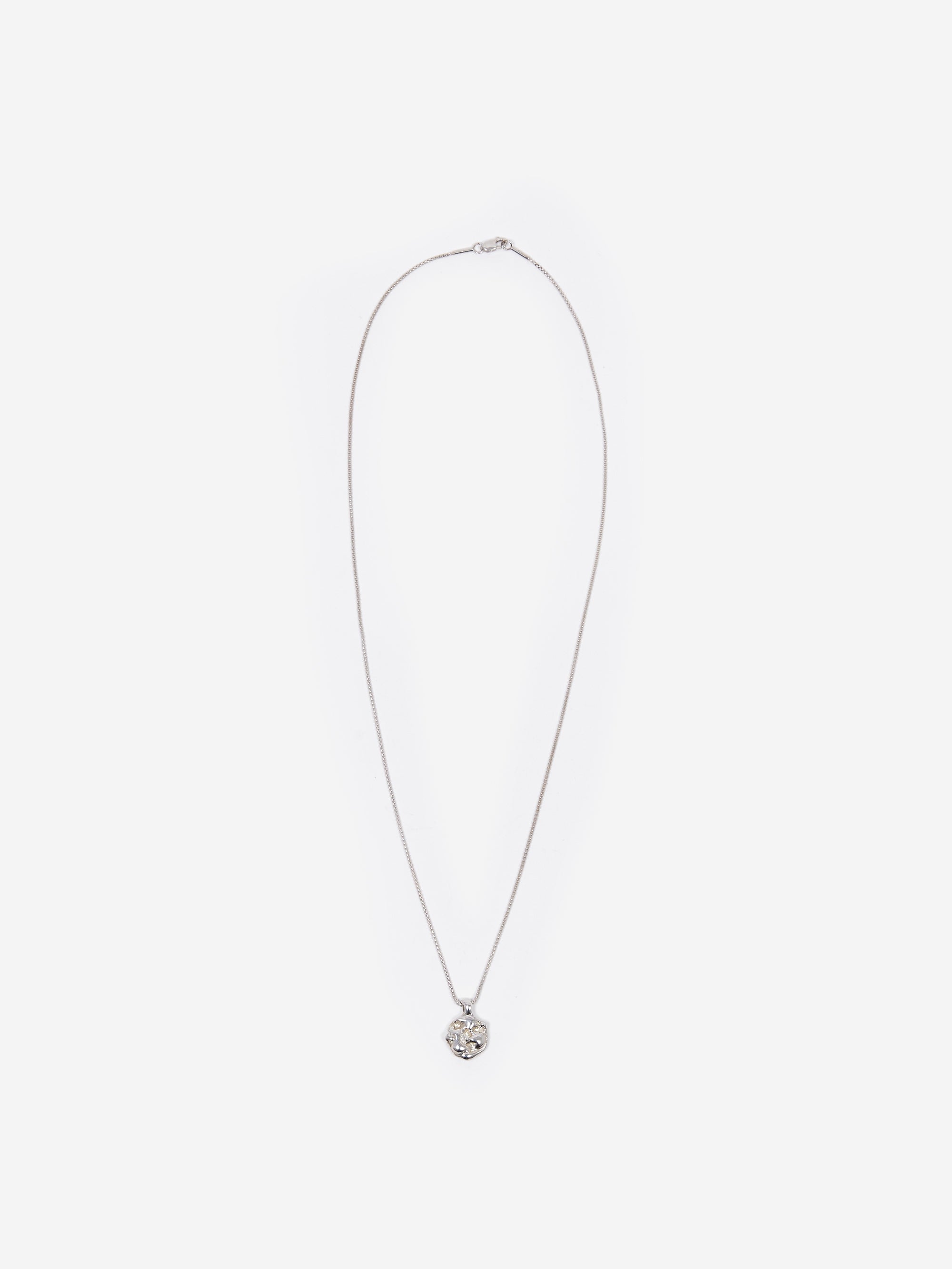 Faris Lava Dime Pendant - Silver – Goodhood