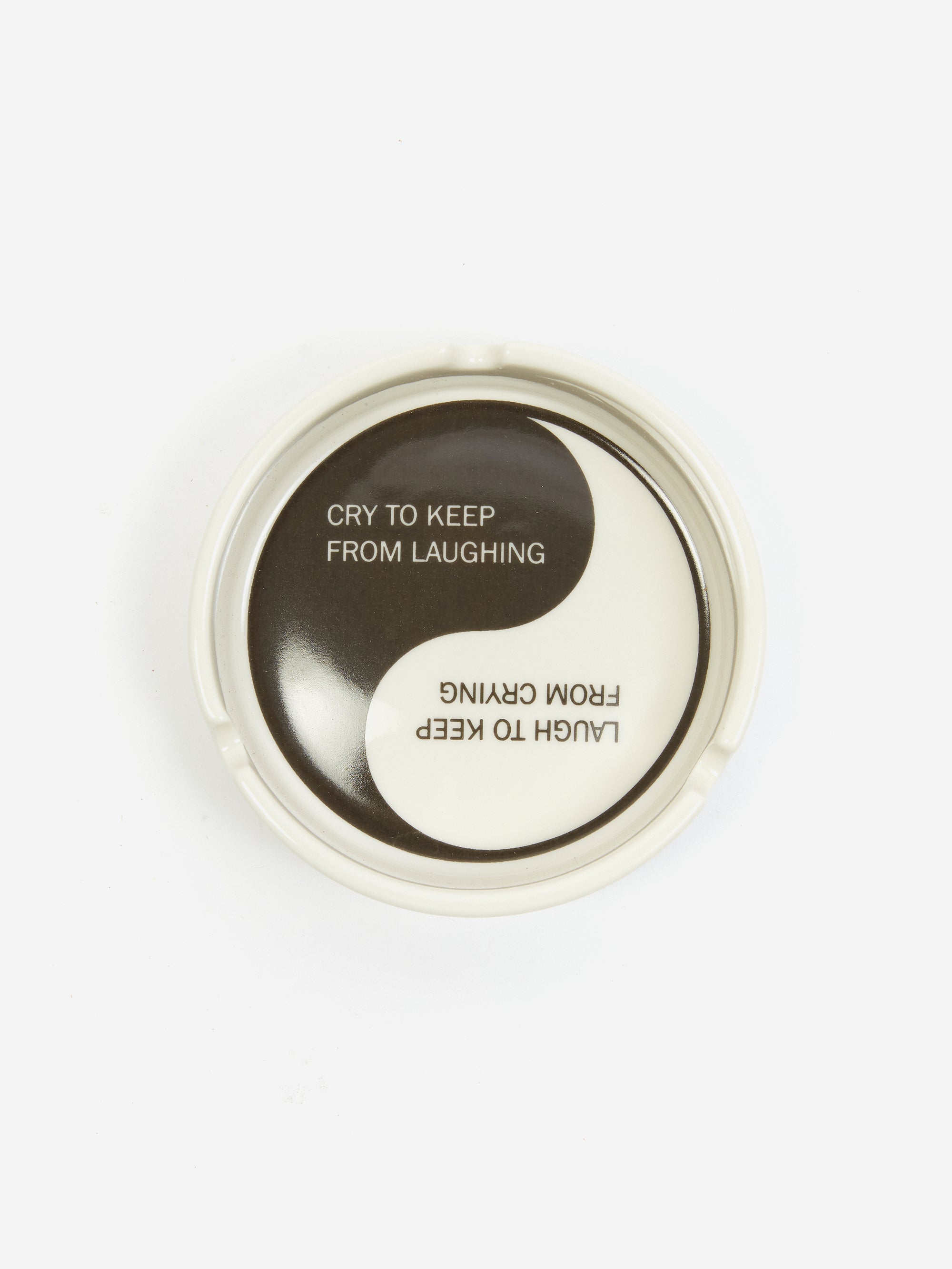 Goodhood Worldwide x Ed Davis Yin-Yang Ashtray - White