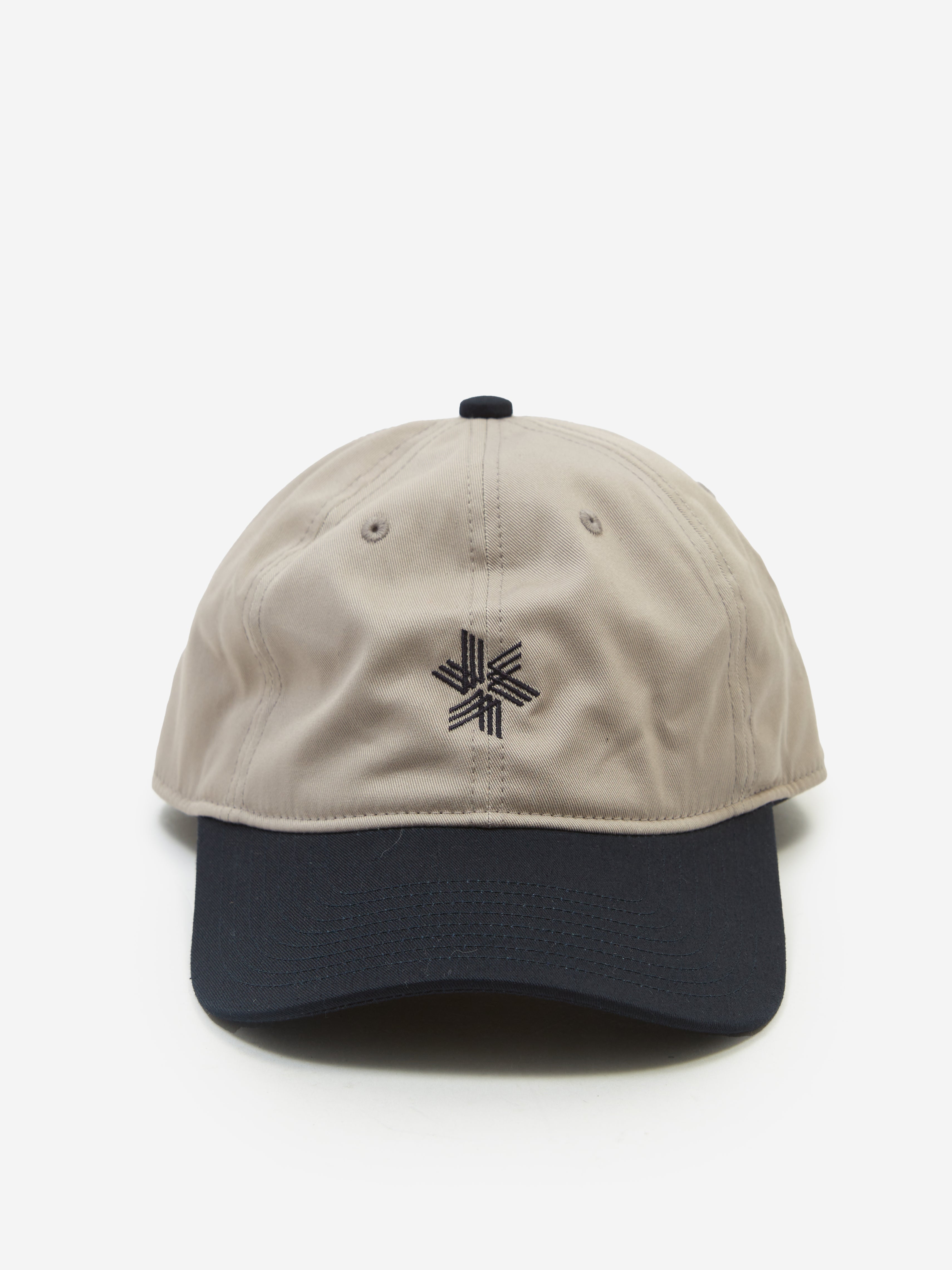Goldwin Logo Cotton Cap - Grey/Navy – Goodhood