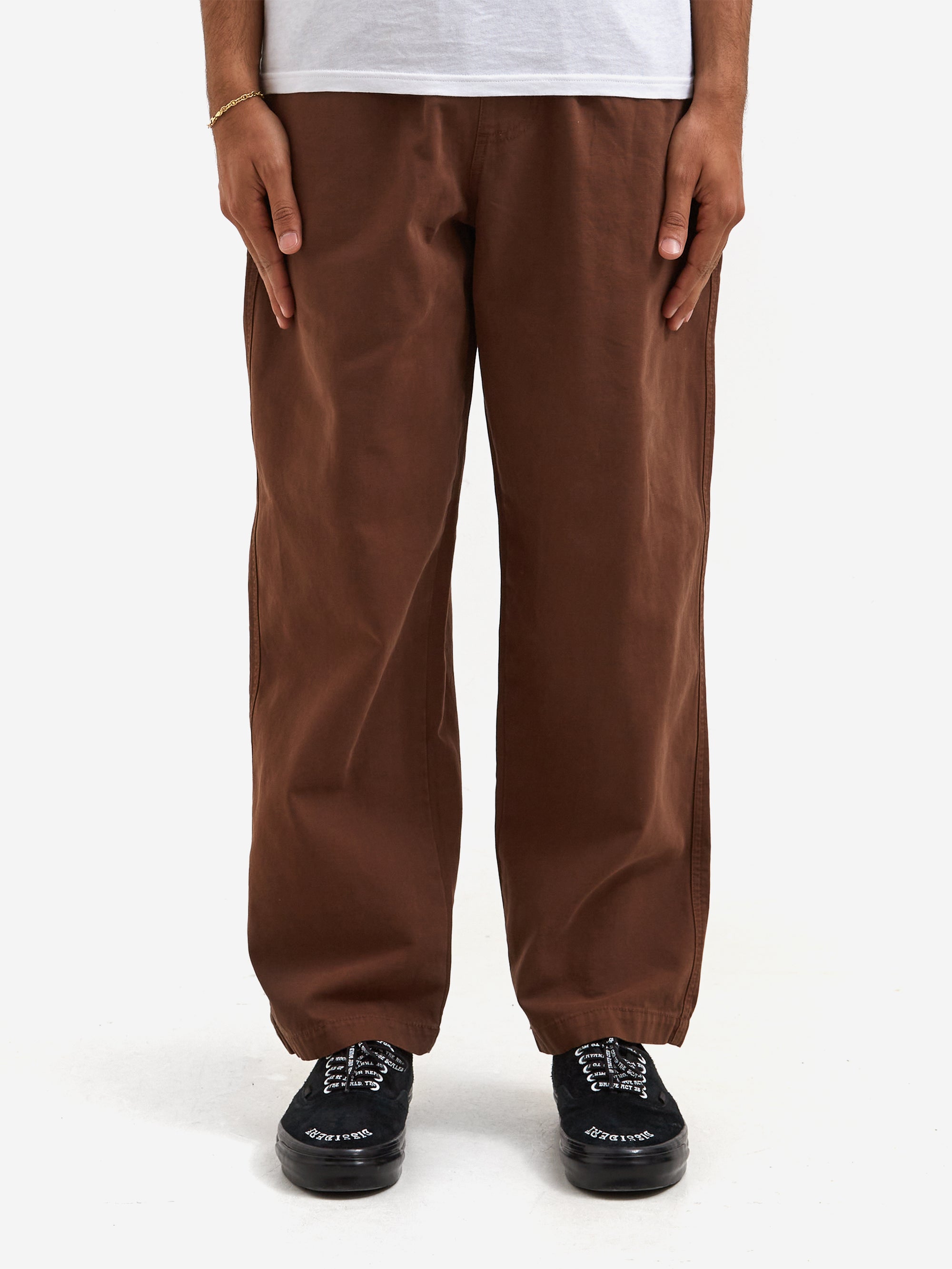 Goodhood Worldwide Slacker Pant - Faded Brown