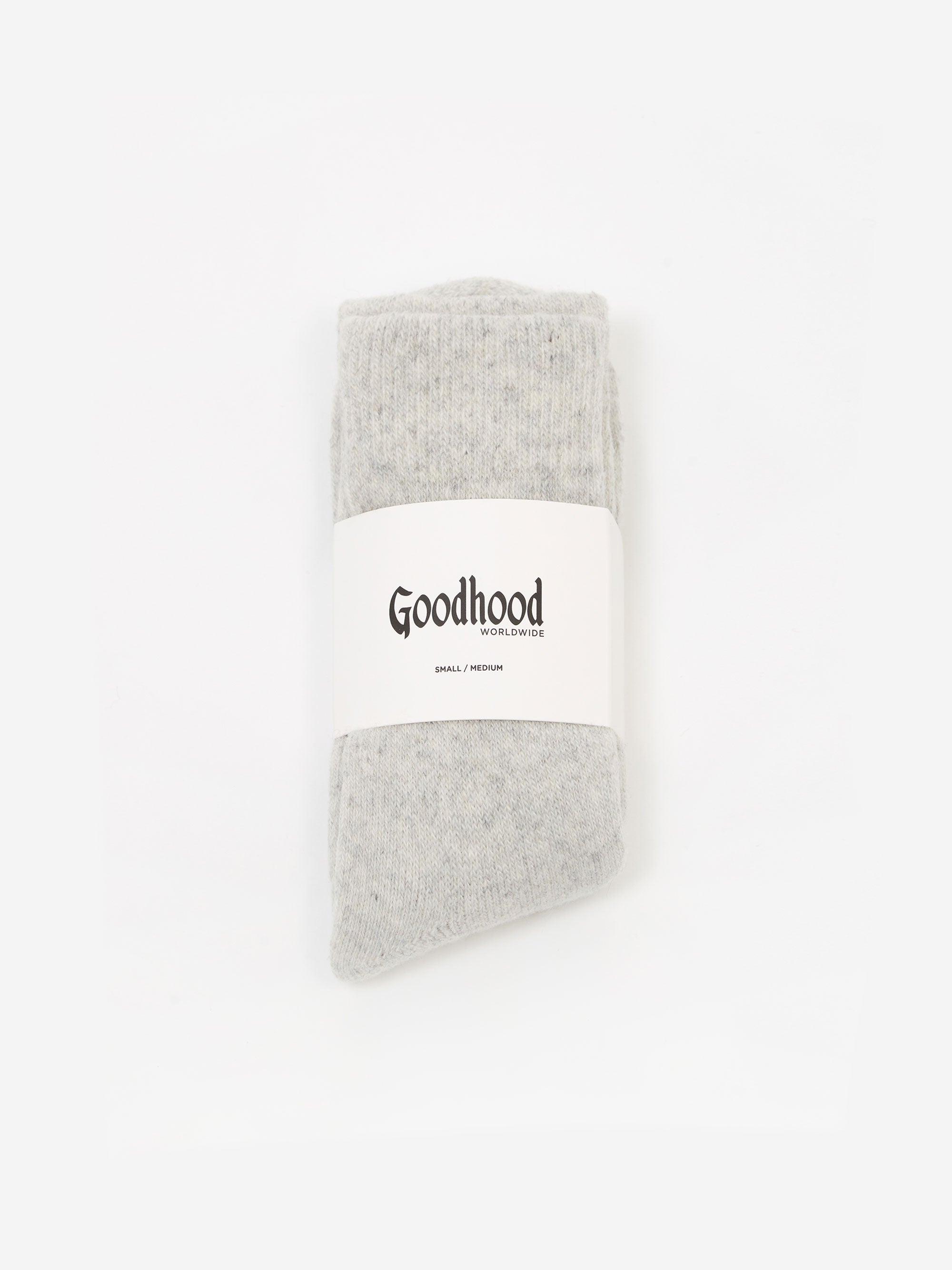 Goodhood Worldwide Wool Socks - Light Grey