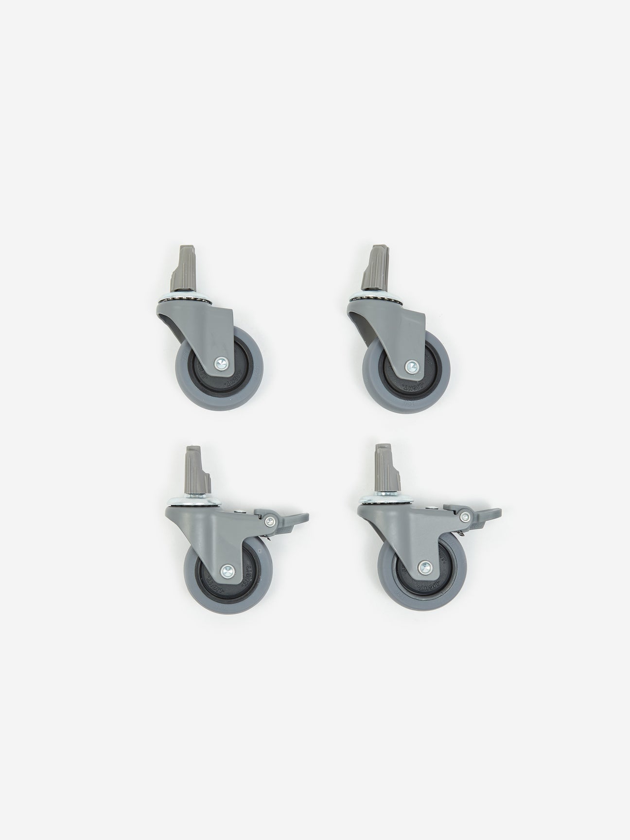 HAY Colour Crate Wheels Medium Set of 4 Grey Goodhood