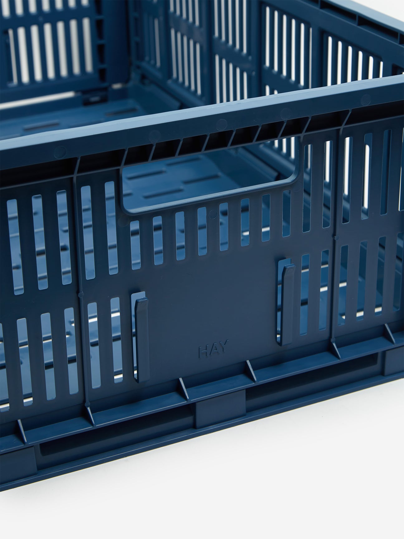 HAY Recycled Colour Crate Large - Dark Blue – Goodhood
