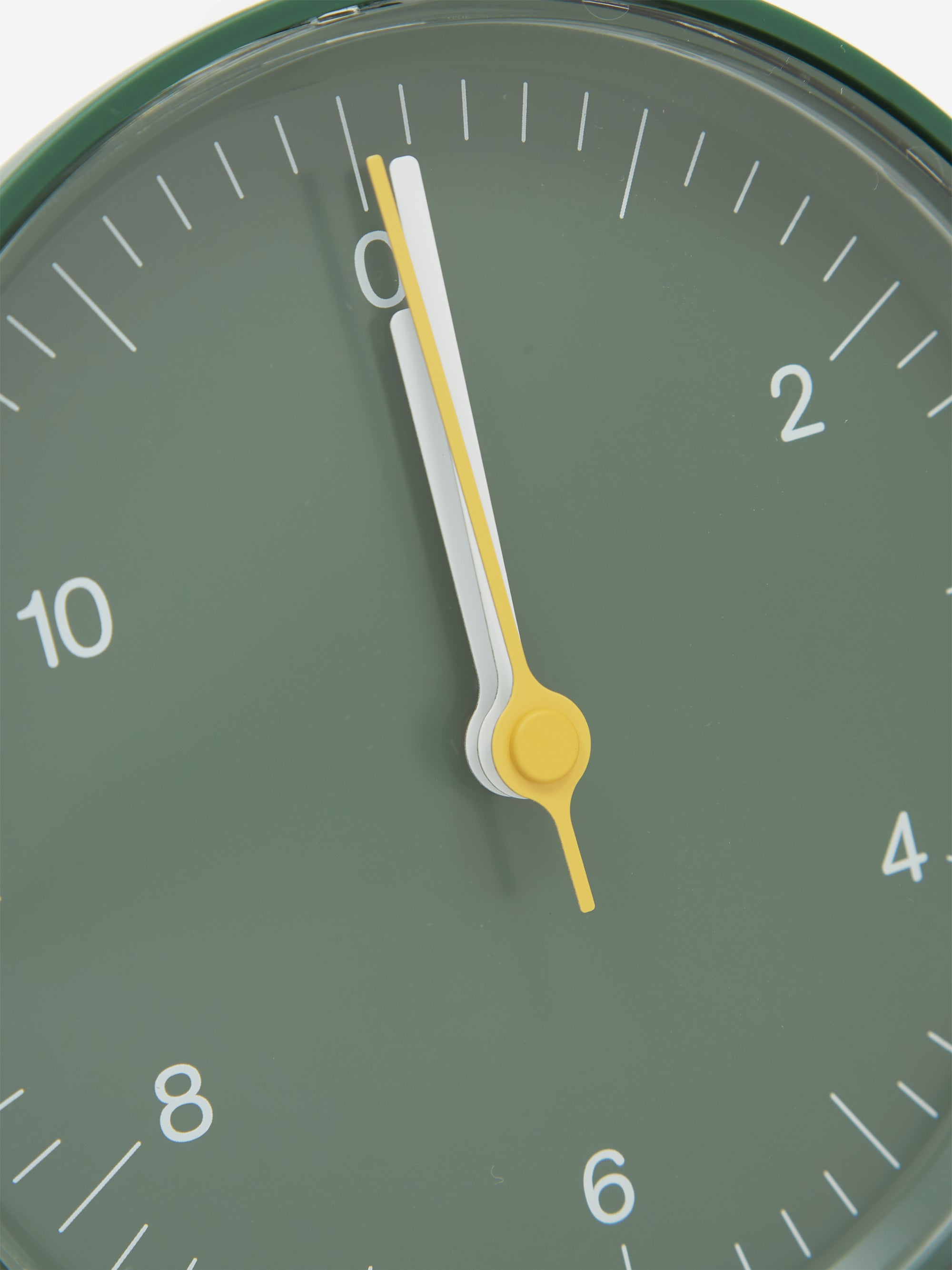 Hay Clock Utility Design HAY Table Clock by Jasper Morrison - Green – Goodhood