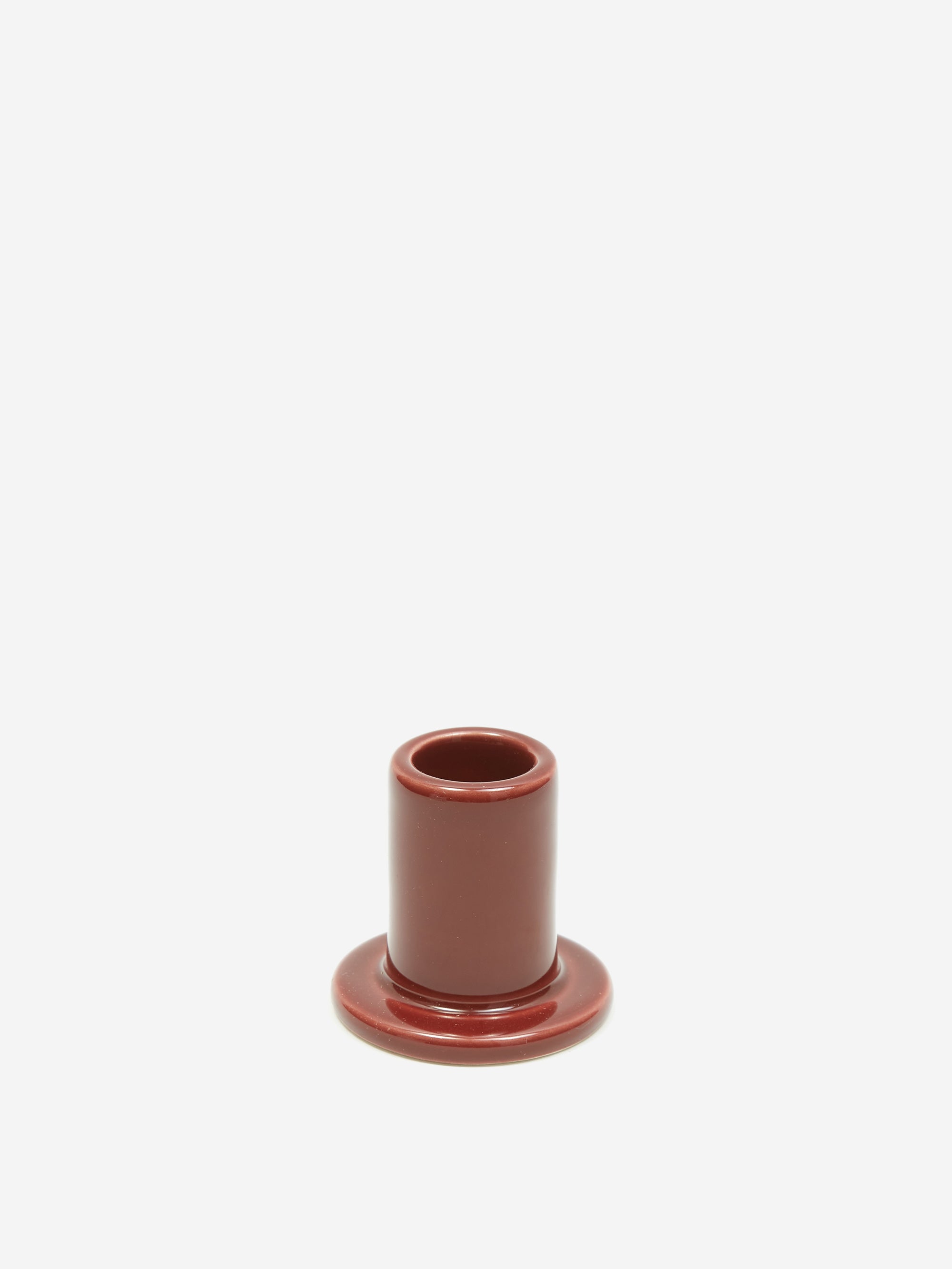 HAY Tube Candleholder Small - Brown – Goodhood