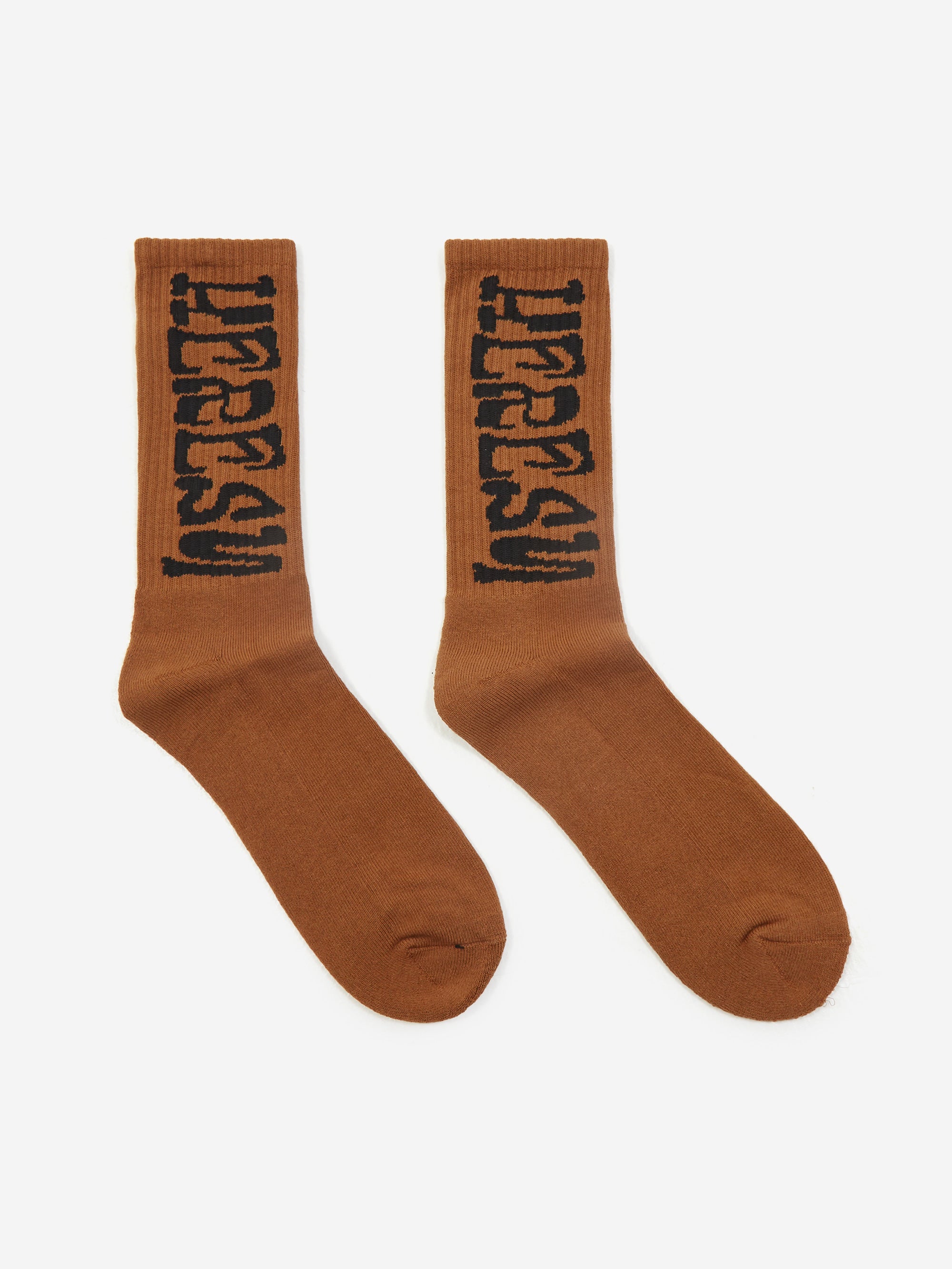 Heresy Stamp Socks - Brown – Goodhood