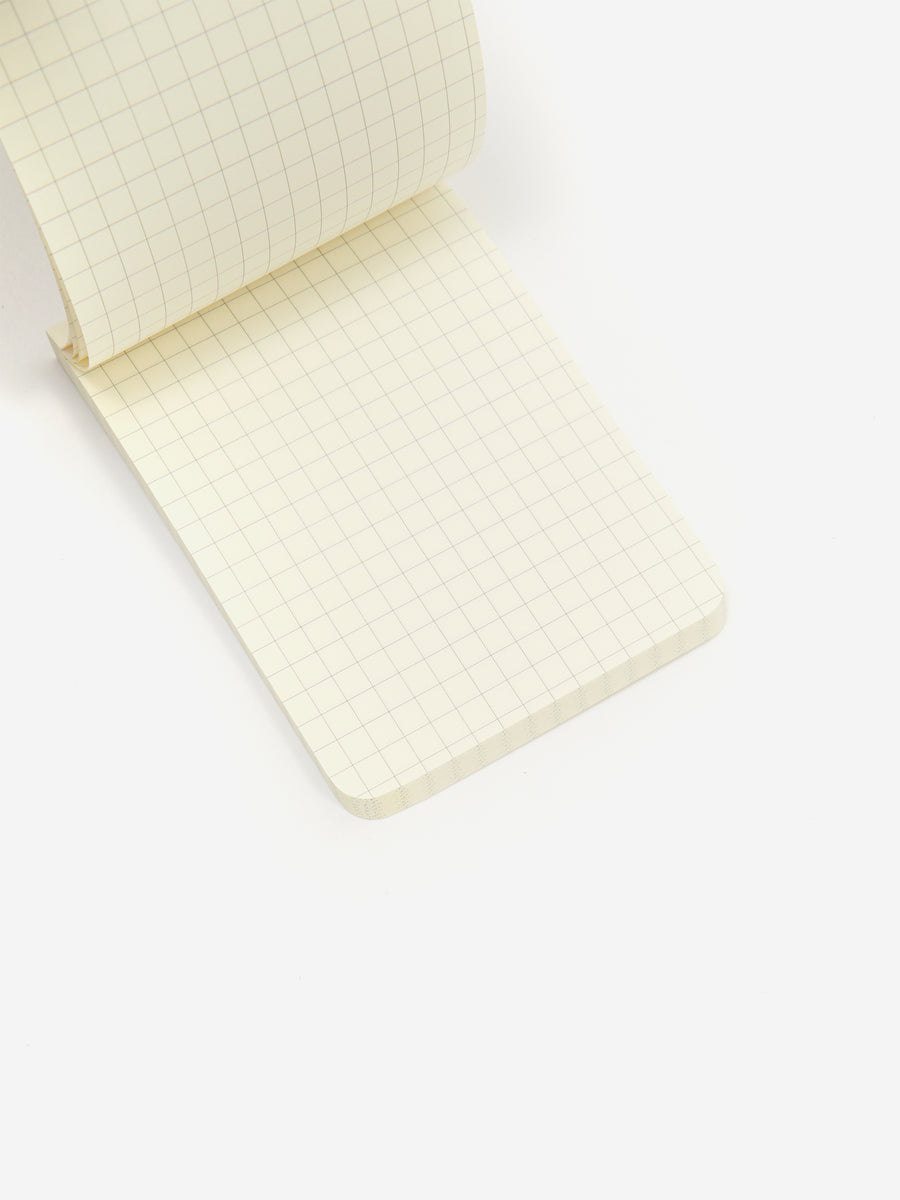 Hightide Penco Soft PP Reporter Notebook A7 Grid - White – Goodhood