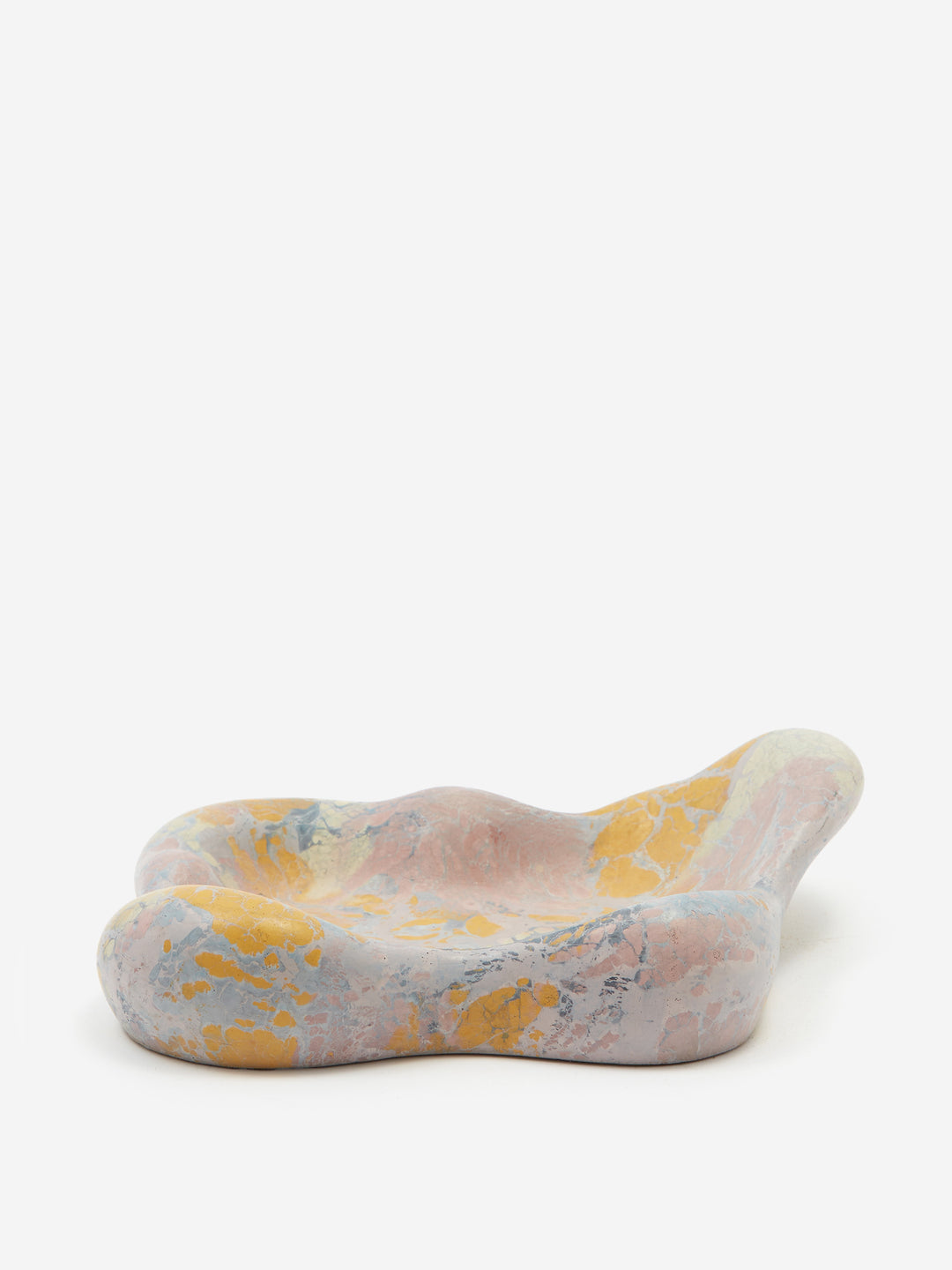 Seth Rogan Tray Houseplant by Seth Rogen Curvy Concrete Tray - Lavender/Gold – Goodhood
