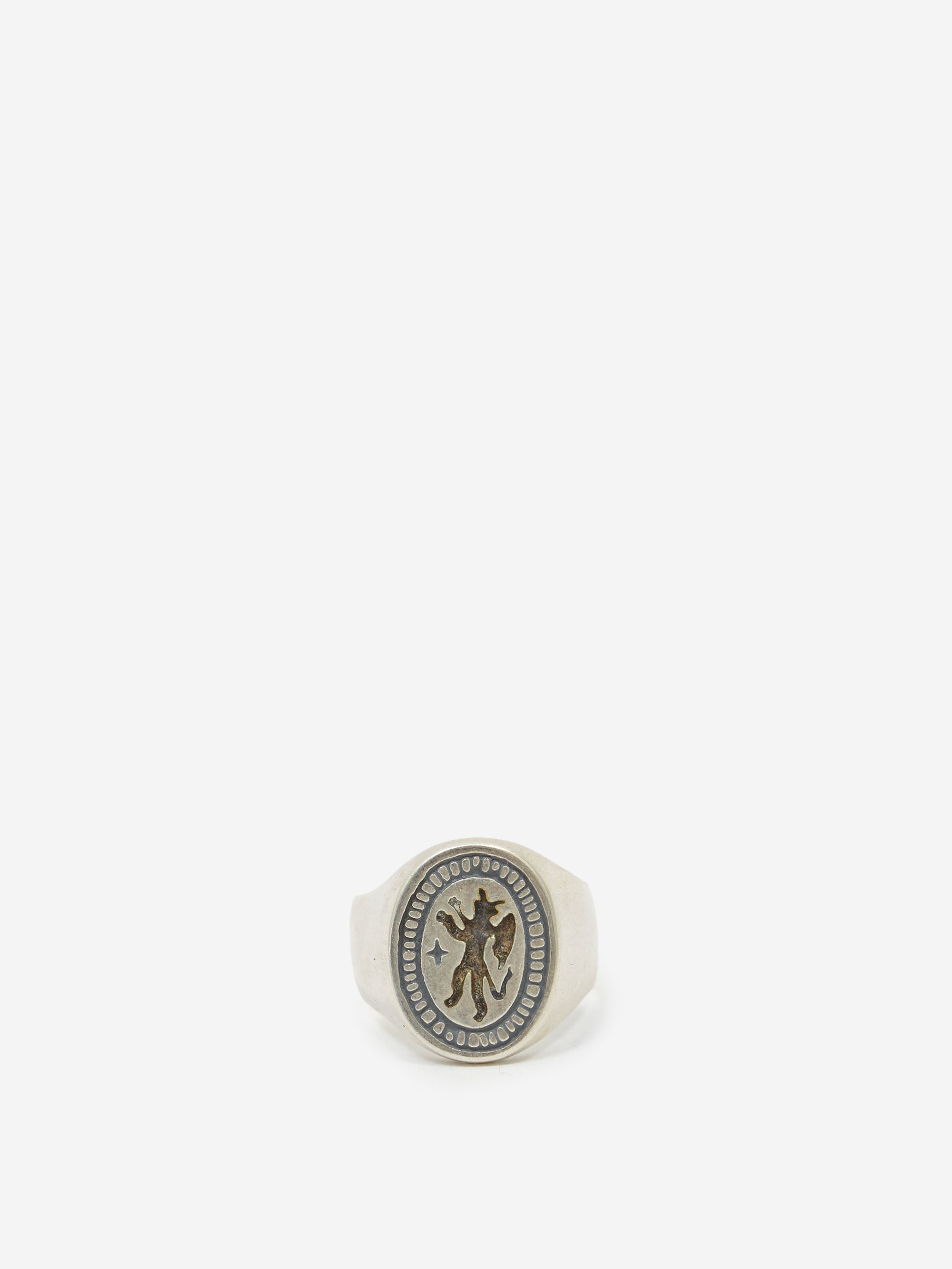 Heresy Demon Ring - Oxidised Silver – Goodhood