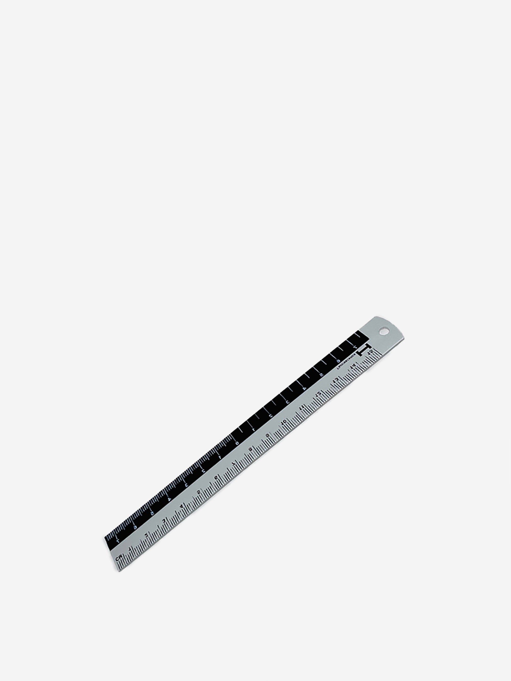 Warehouse Ruler Hightide Penco Aluminium 15cm Ruler - Black – Goodhood