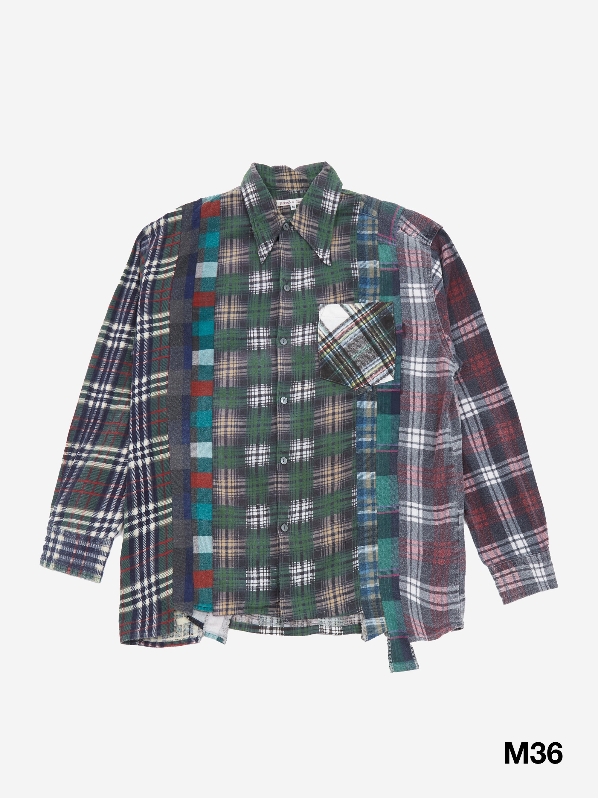 Needles Rebuild 7 Cuts Flannel Shirt - Assorted – Goodhood
