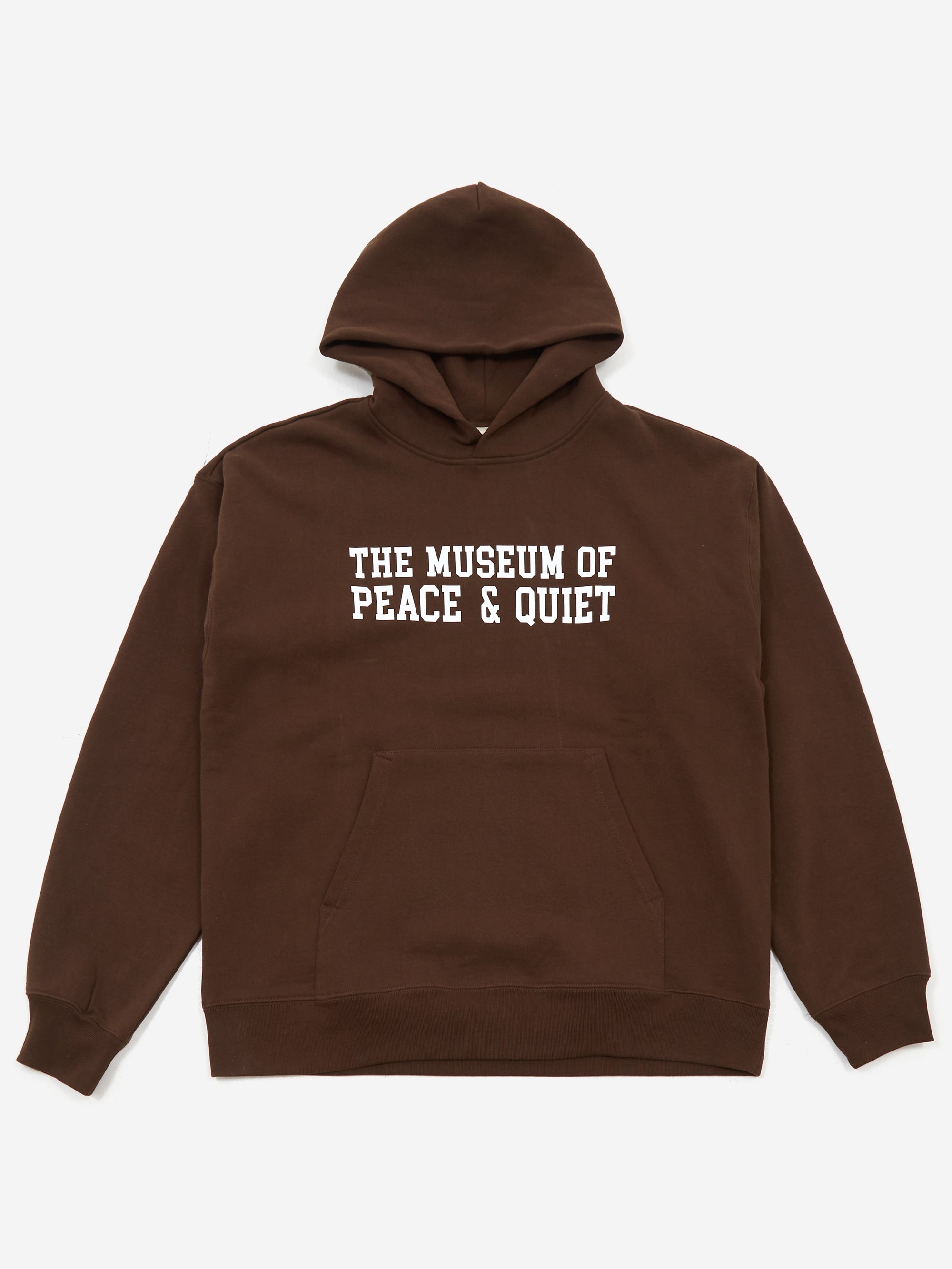 Museum Of Peace & Quiet Campus Hoodie - Brown â Goodhood