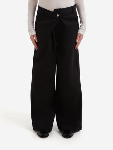 【NACHE】FOLDED WIDE PANTS (UNISEX) main image 0