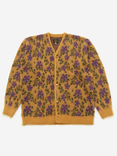 Needles Mohair Cardigan - Flower - Yellow