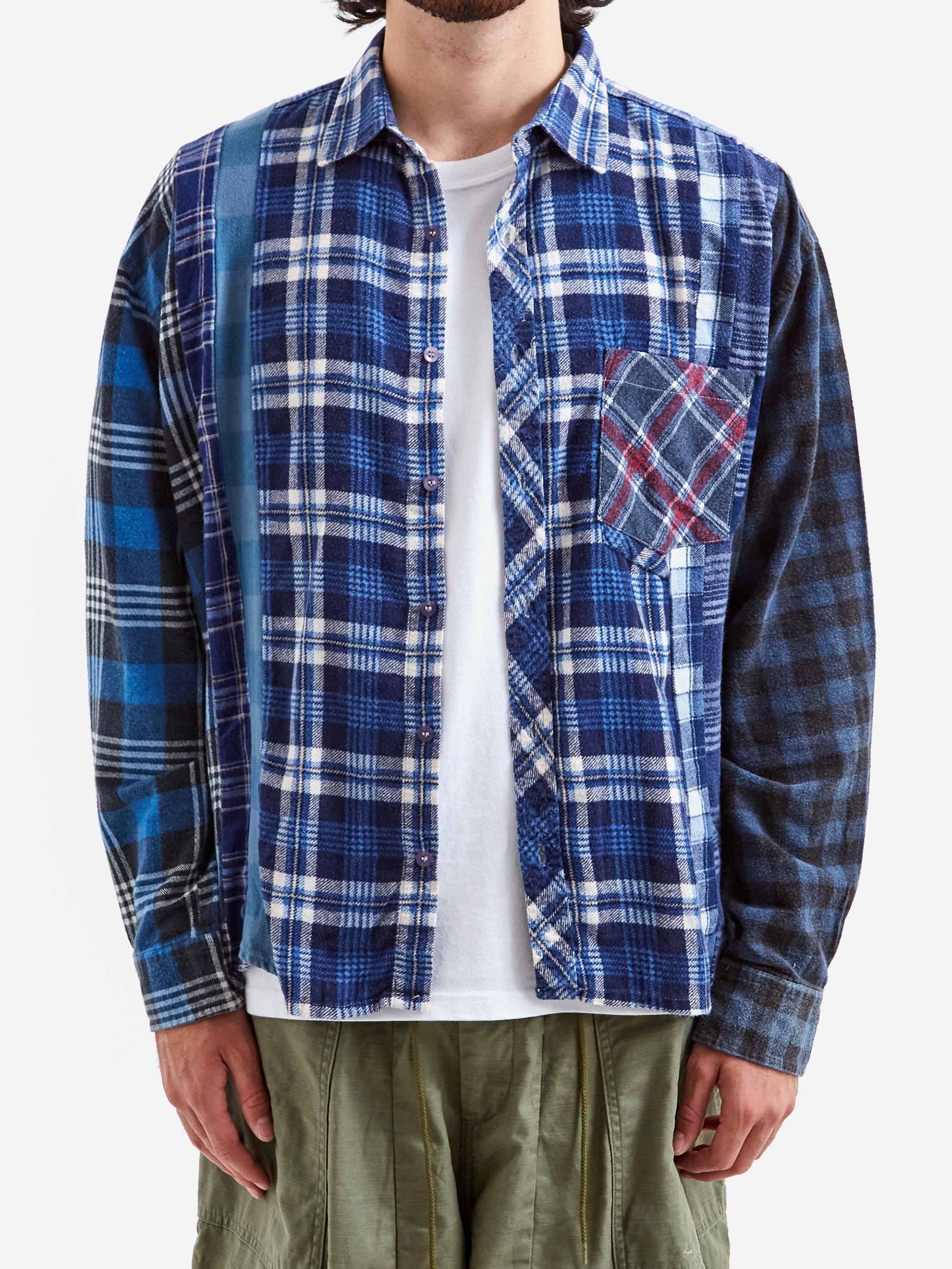 Needles Rebuild 7 Cuts Flannel Shirt - Assorted – Goodhood