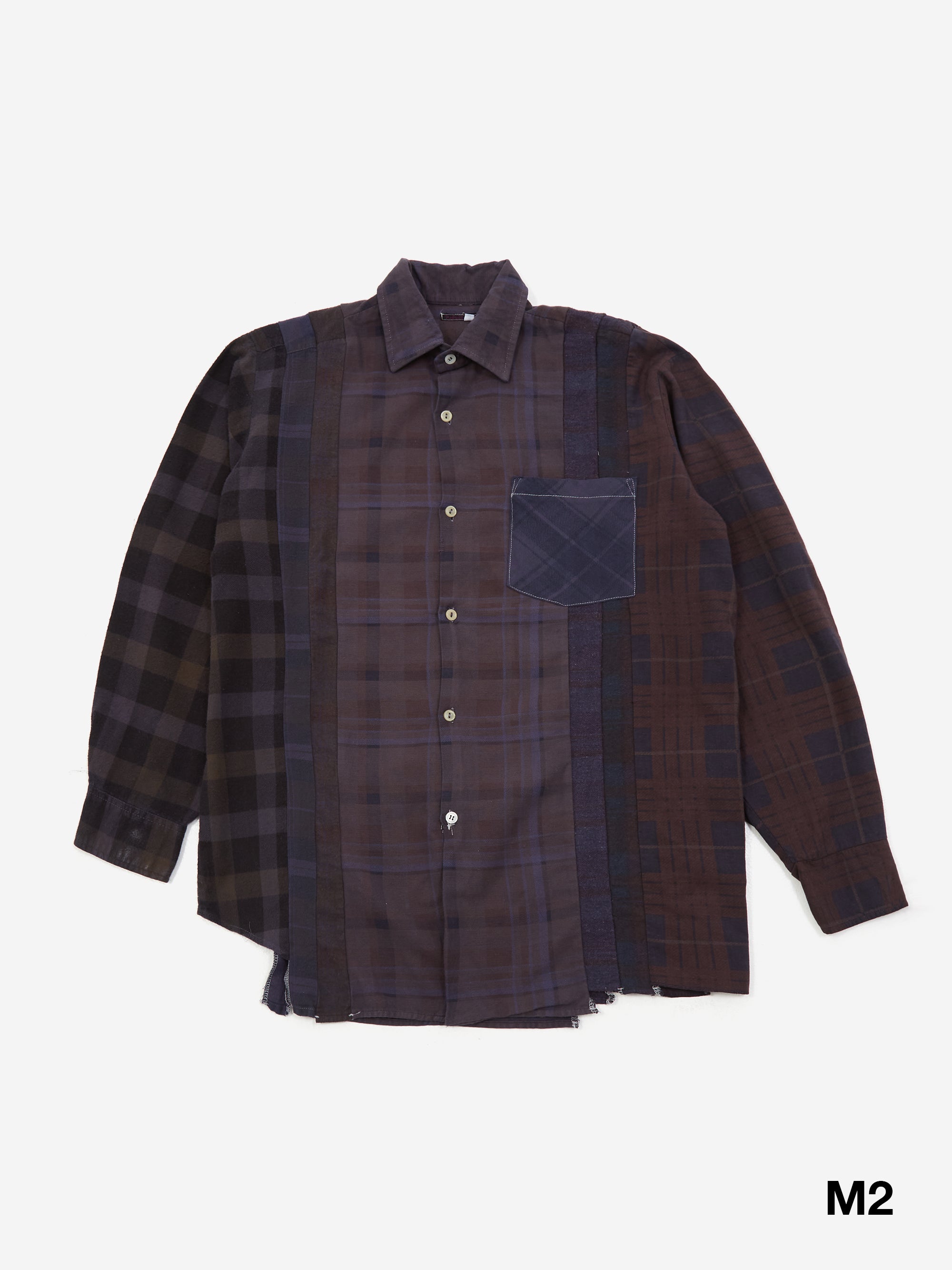 Needles Rebuild 7 Cuts Flannel Shirt / Over Dye - Assorted – Goodhood