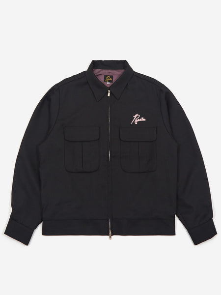 Needles Sport Jacket - Pe/W Gabardine - Black – Goodhood