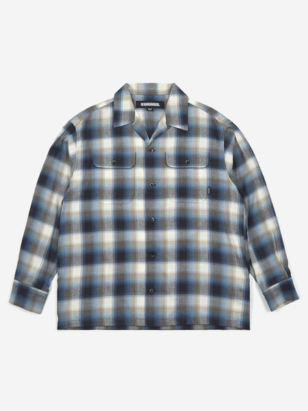 Neighborhood Blockombre Shirt LS - Blue – Goodhood