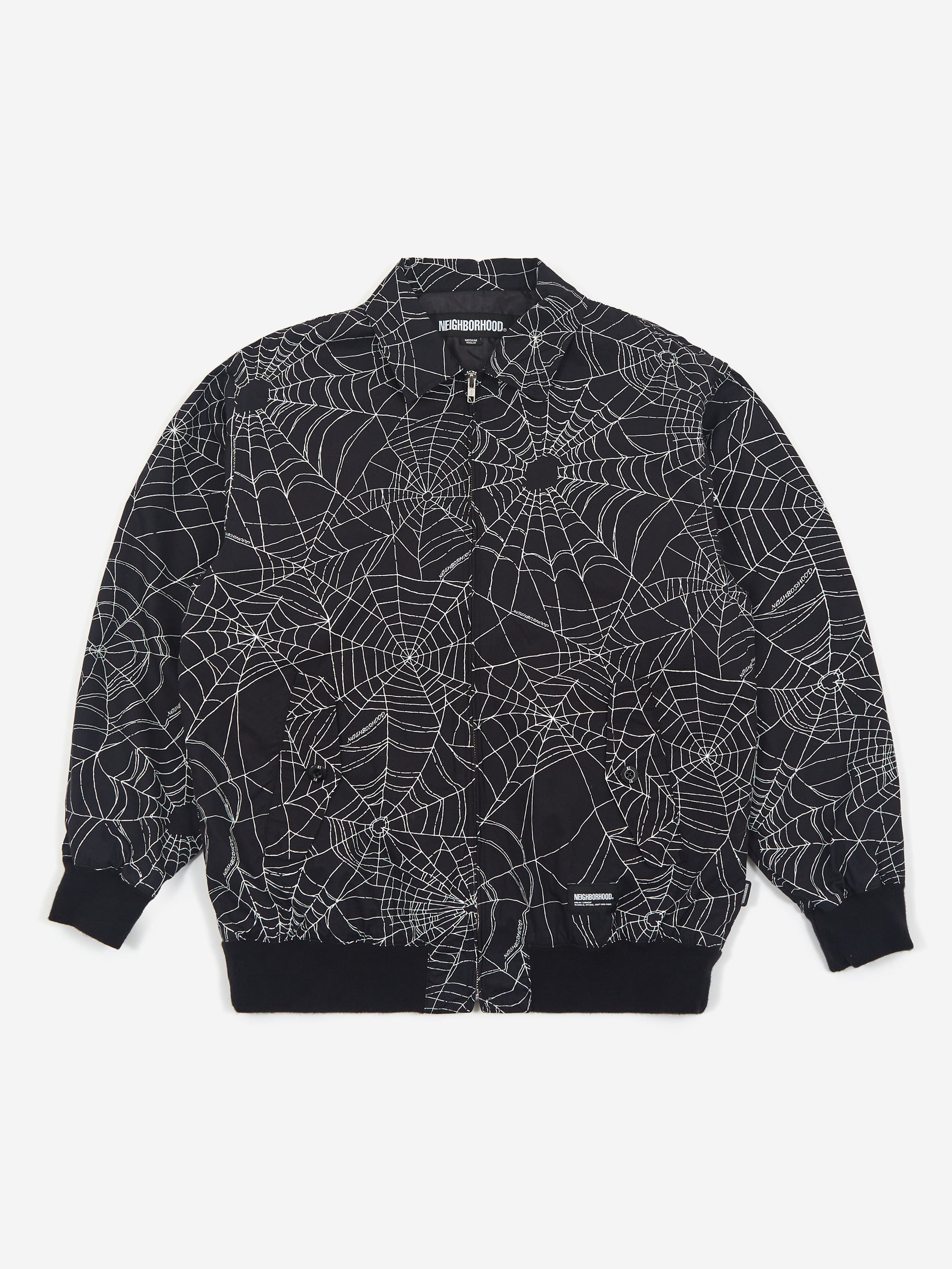 Neighborhood Spiderweb Work Jacket - Black