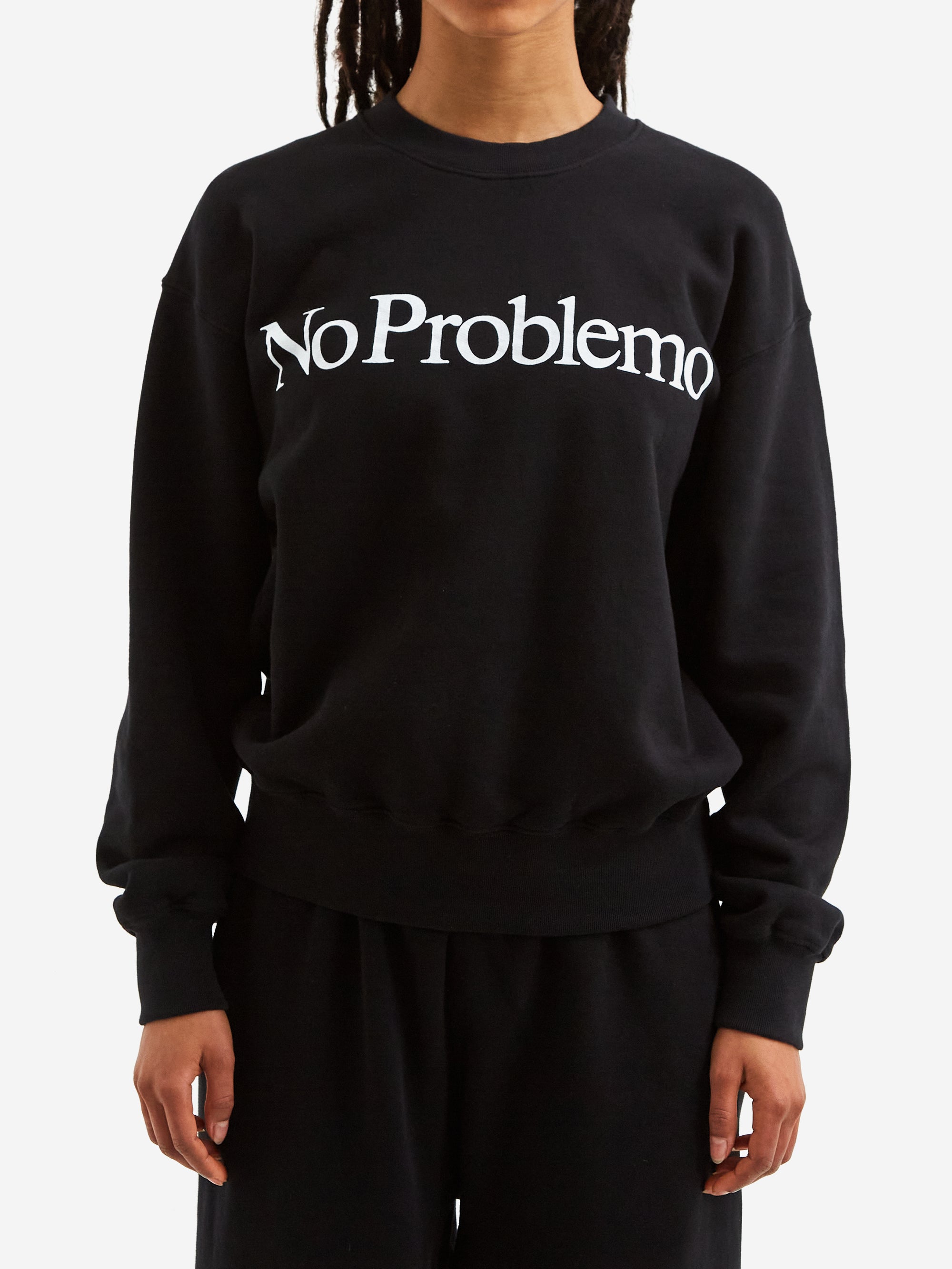 No Problemo Sweatshirt W - Black – Goodhood