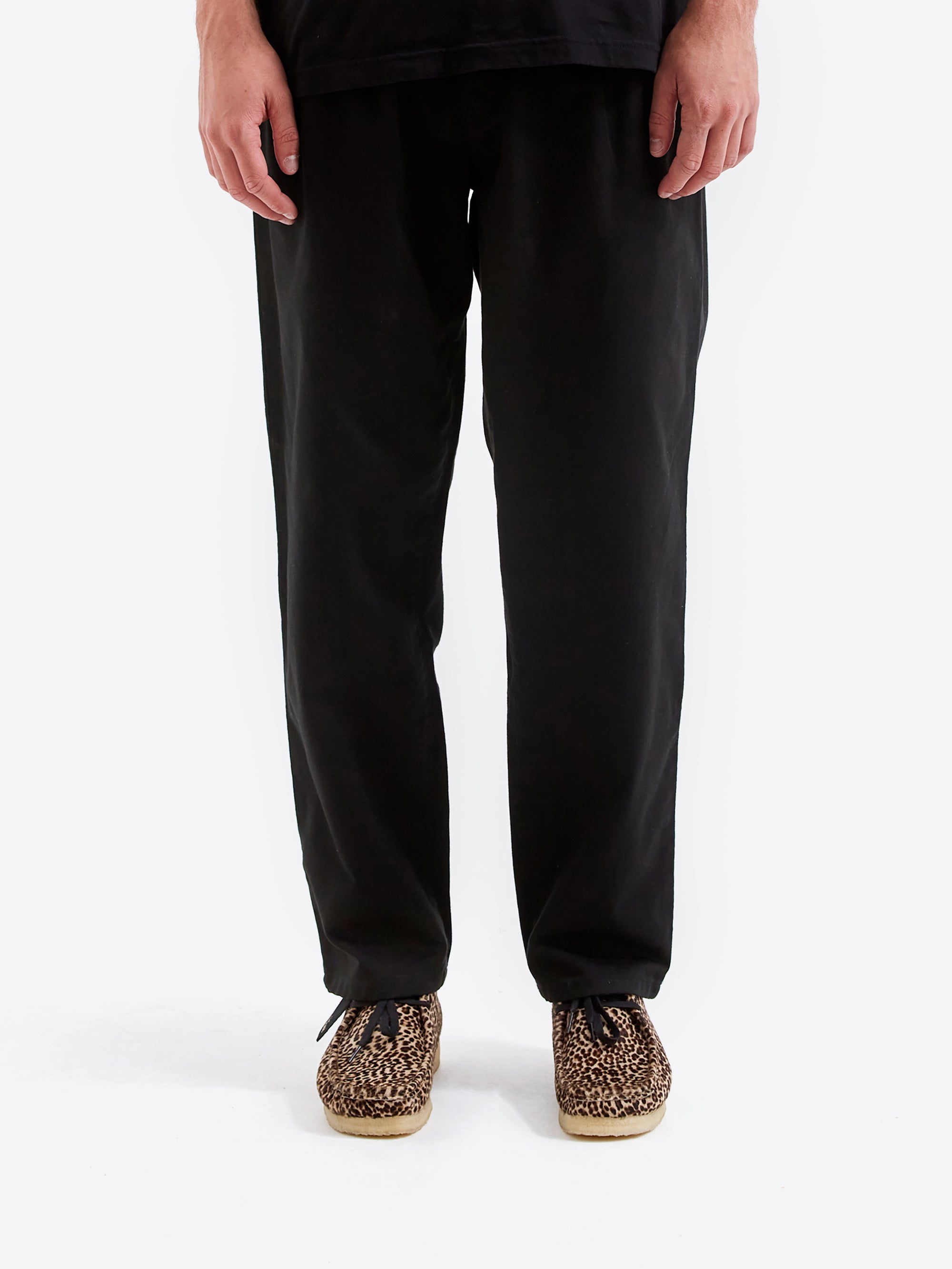 Neighborhood Baggy Silhouette Two Tuck Pants - Black – Goodhood