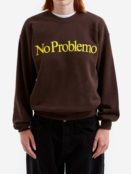 No Problemo Sweatshirt W - Brown – Goodhood