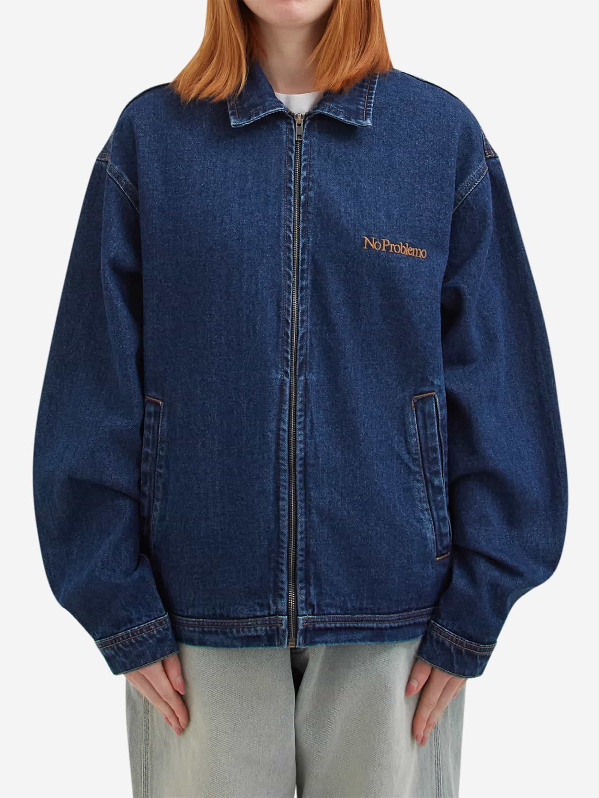 No Problemo Nayoko Heavyweight Denim Jacket W - Blue – Goodhood