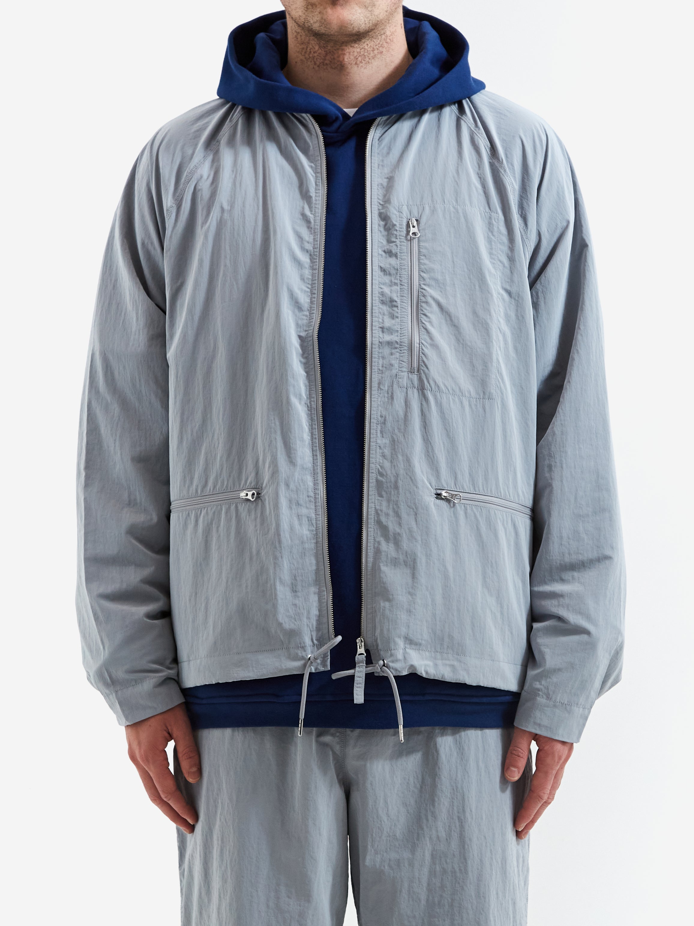 Nothing Ripstop Tracksuit Jacket - Silver – Goodhood