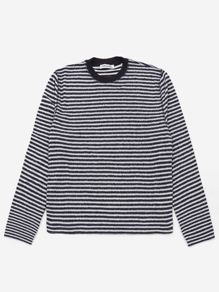 Our Legacy Artist Roundneck - Malaga Striped Brushed Cotton – Goodhood