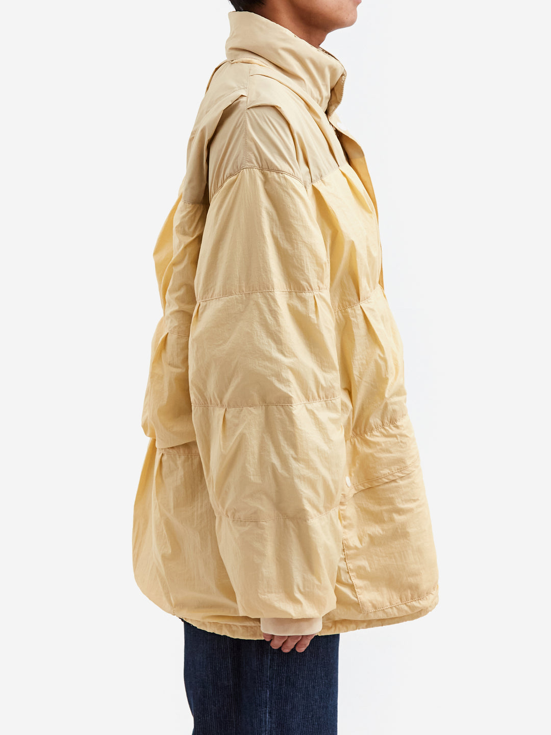 Puffa Rab Our Legacy Exhaust Puffa - Cream Rubberized Nylon – Goodhood