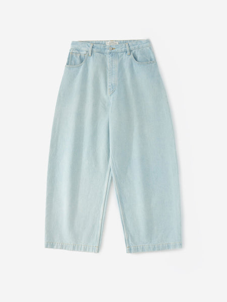 Studio Nicholson Denim Volume Pant - Bleach Wash – Goodhood