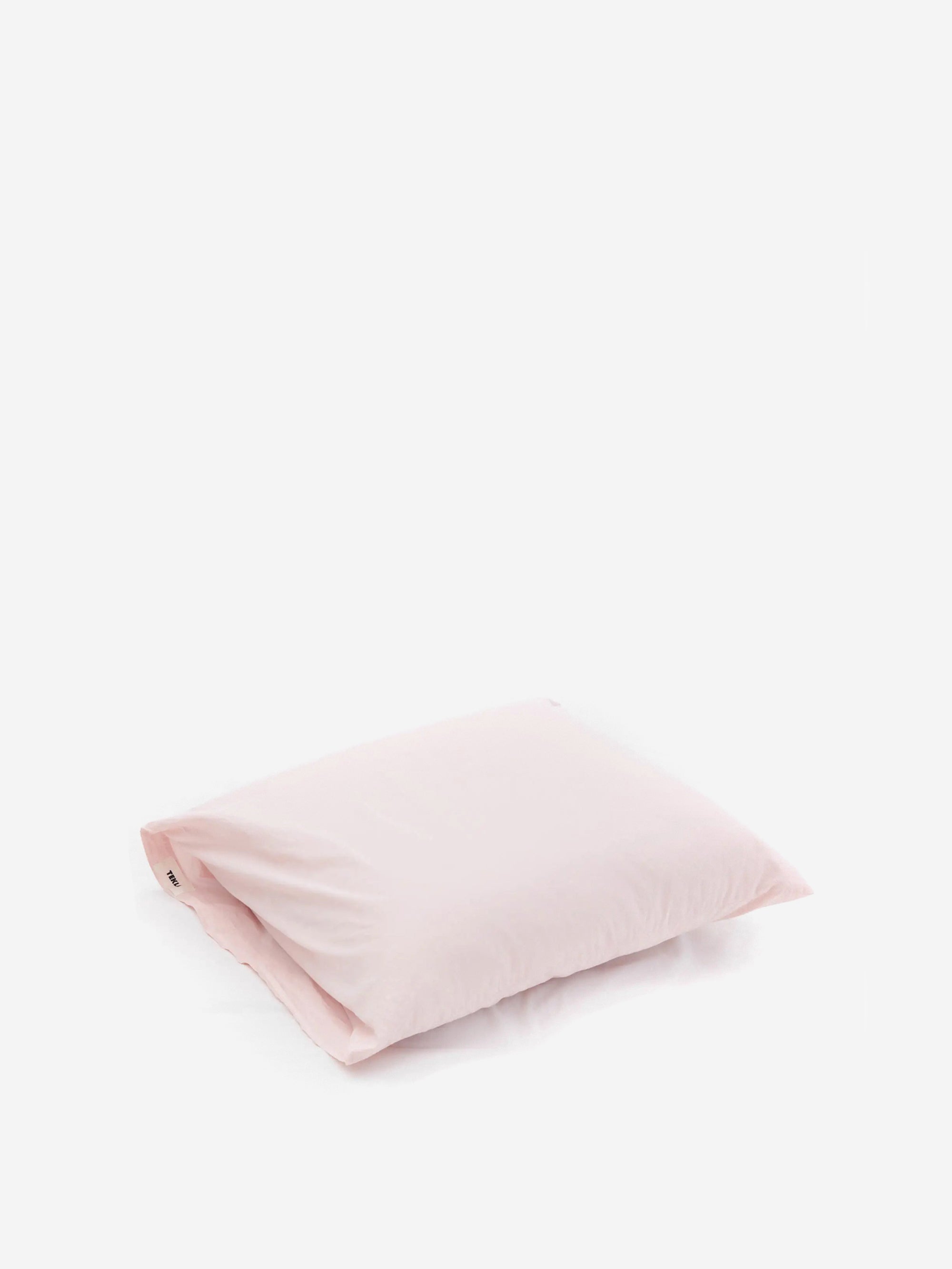 TEKLA Percale Pillow Case 50cm x 75cm Petal Pink Goodhood