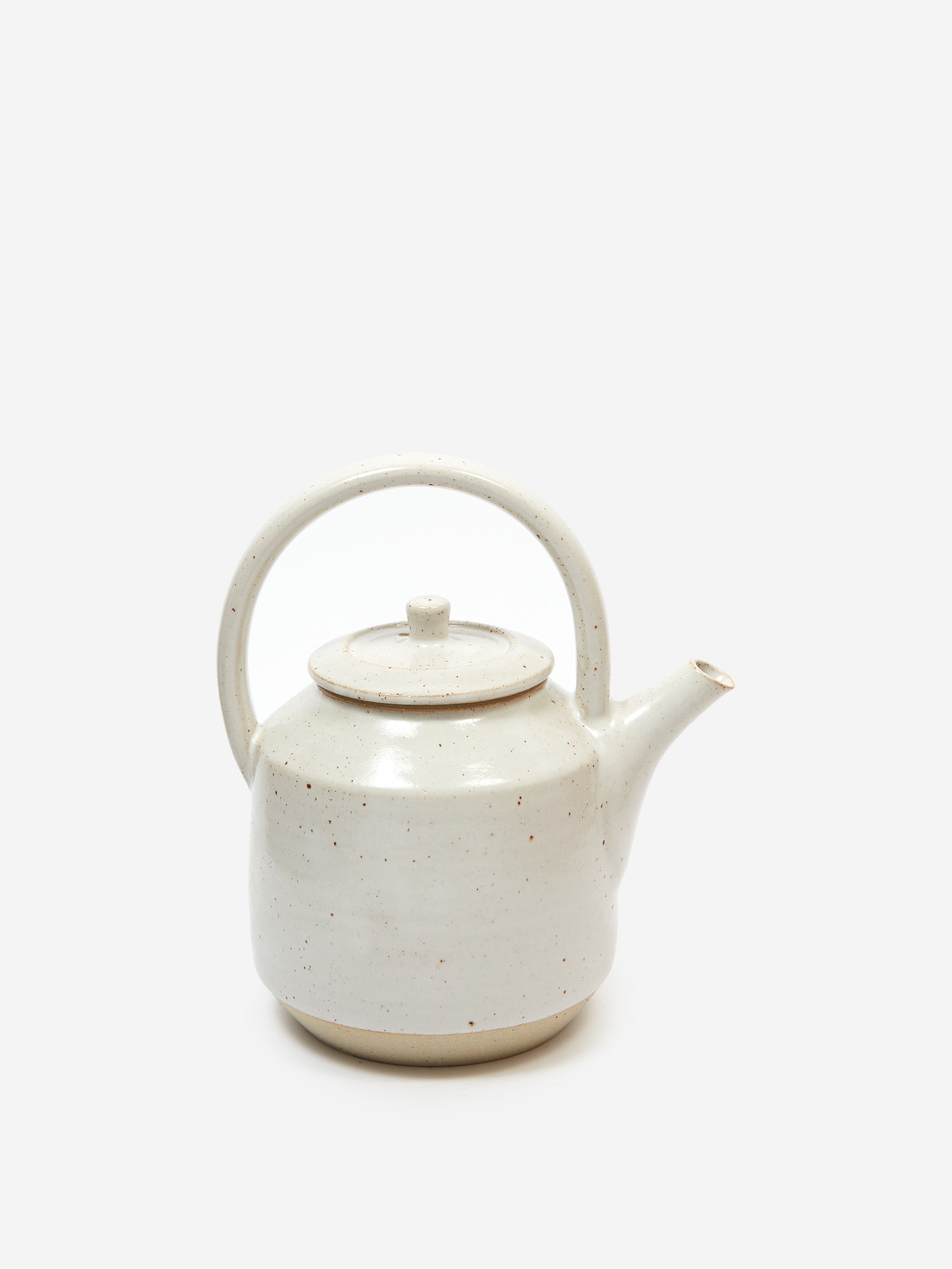 Pottery West Stoneware Teapot - White