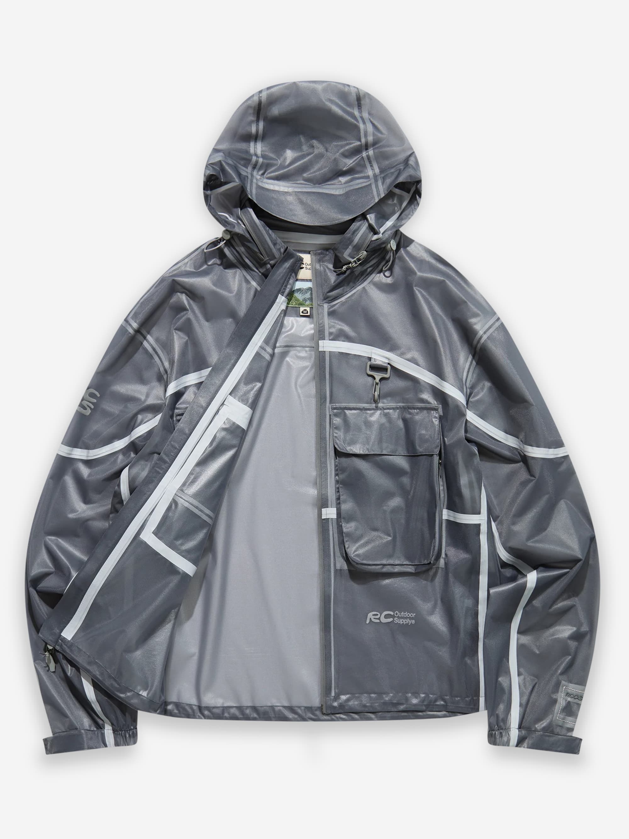RCOS Owens Shell Jacket - Translucent Blue – Goodhood