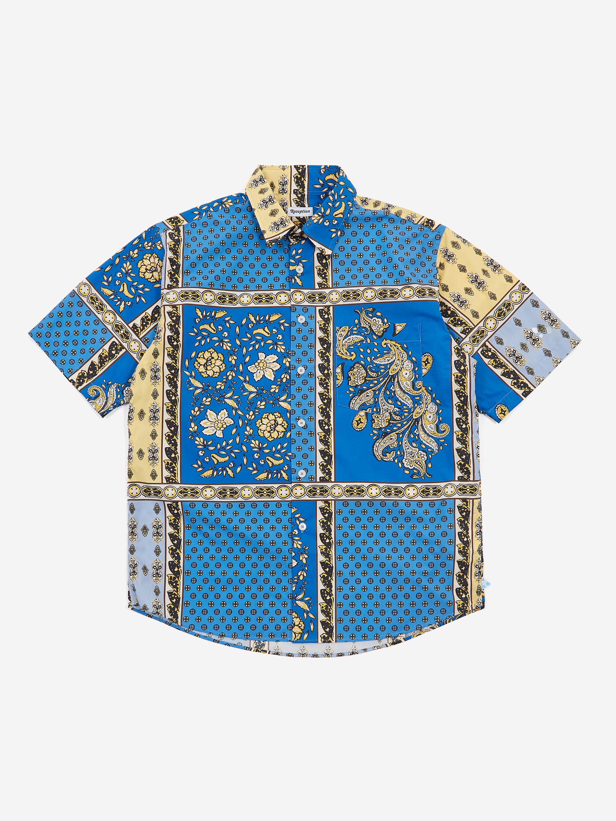 Reception Short Sleeve Ryo Shirt Provence - Multi – Goodhood