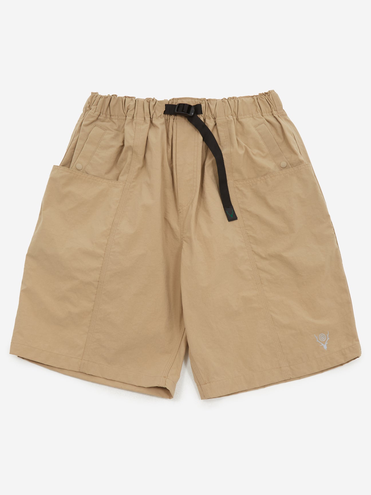 South2 West8 Men's Belted Bermuda Shorts Beige