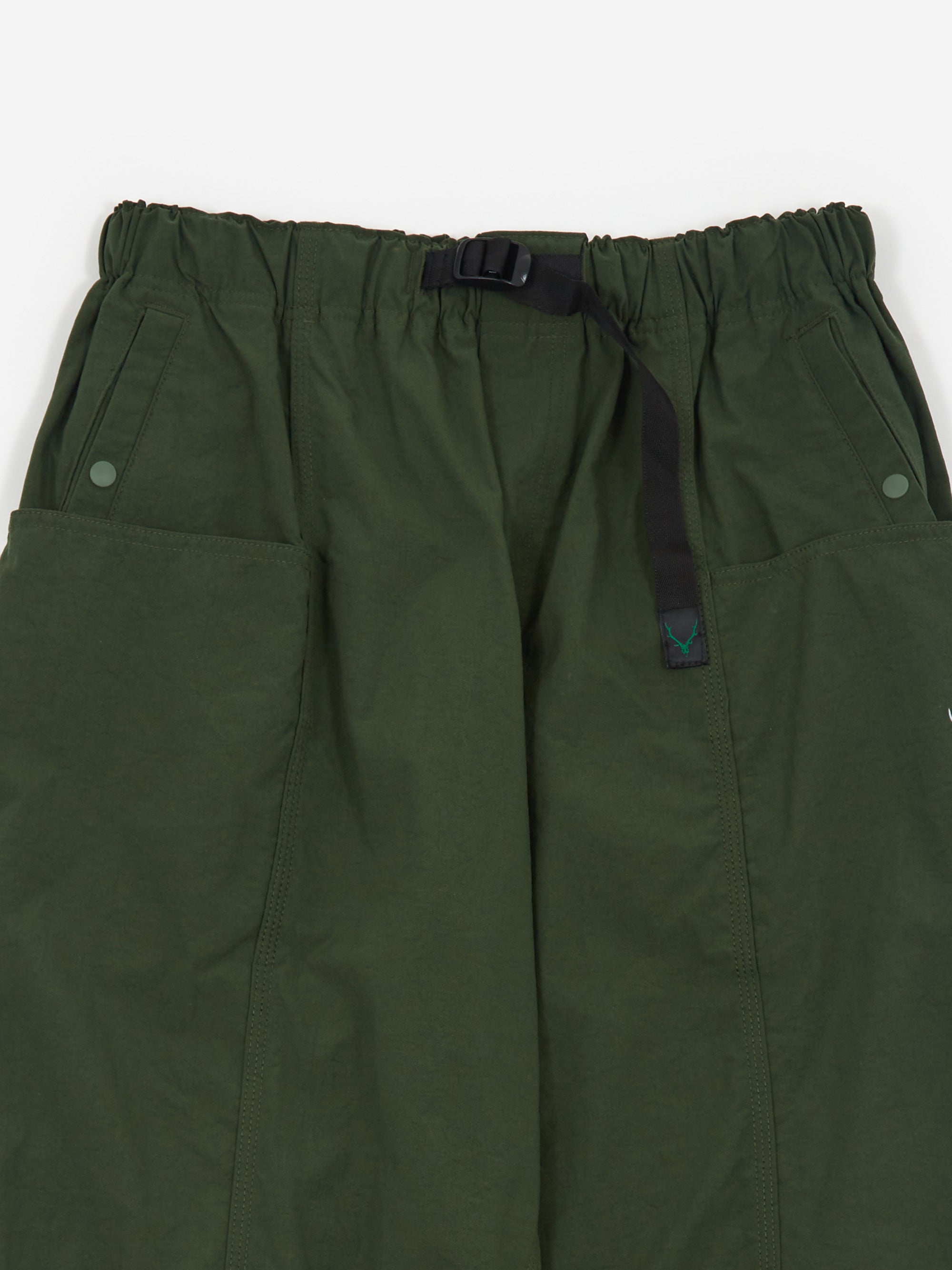 South2 West8 Belted C.S. Pant - Nylon Oxford - Green – Goodhood