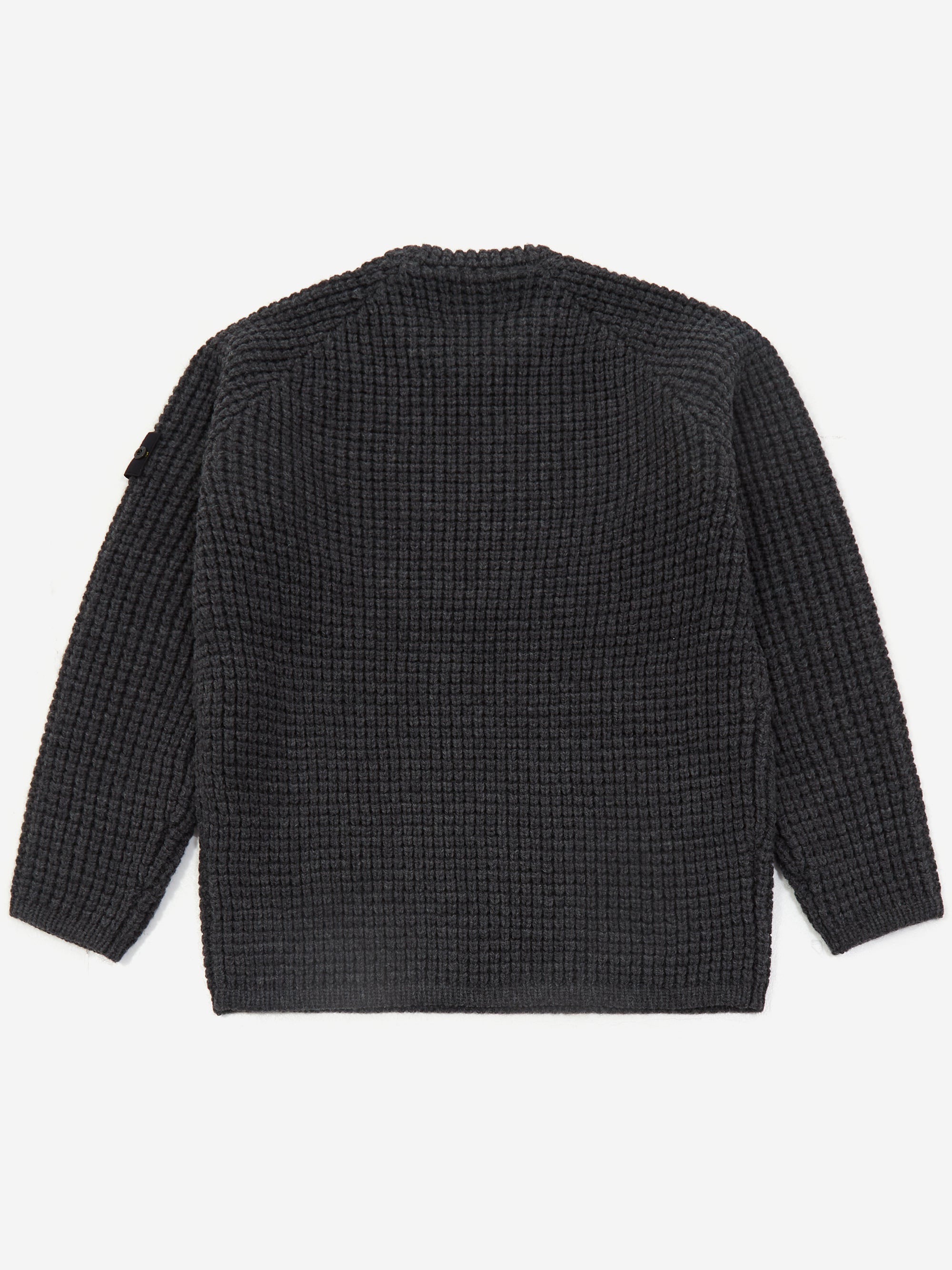 Stone Island Crewneck Knit Pure Wool - Charcoal – Goodhood