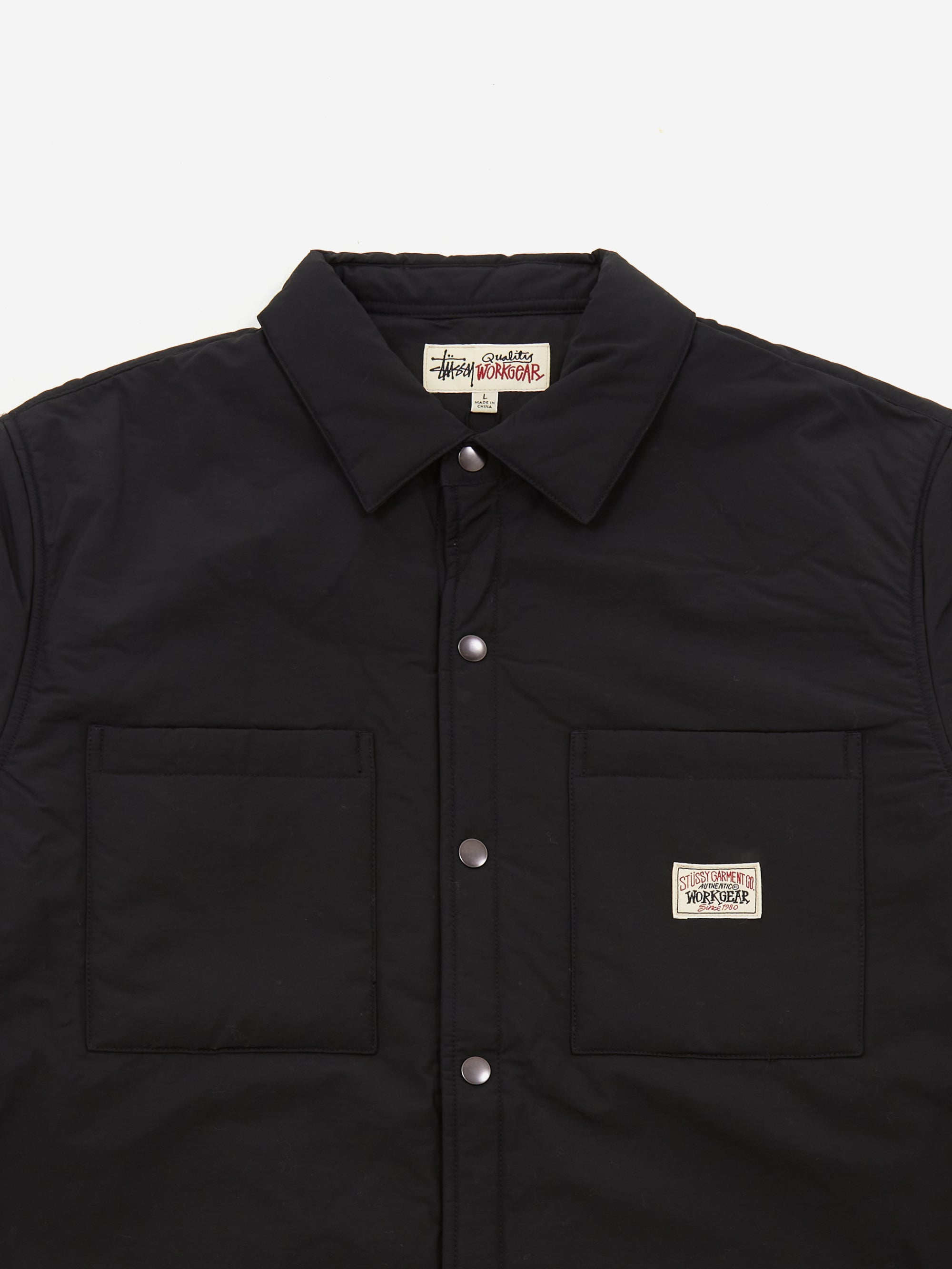 Stussy Padded Tech Over Shirt - Black – Goodhood