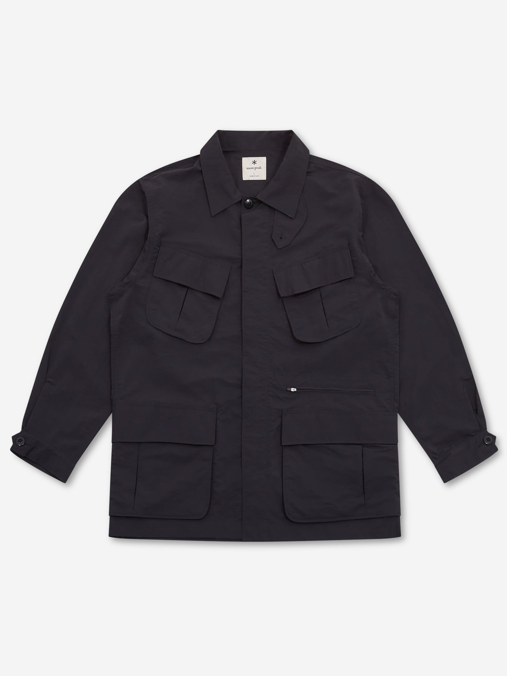 Snow Peak Nylon Washer Jacket - Black – Goodhood