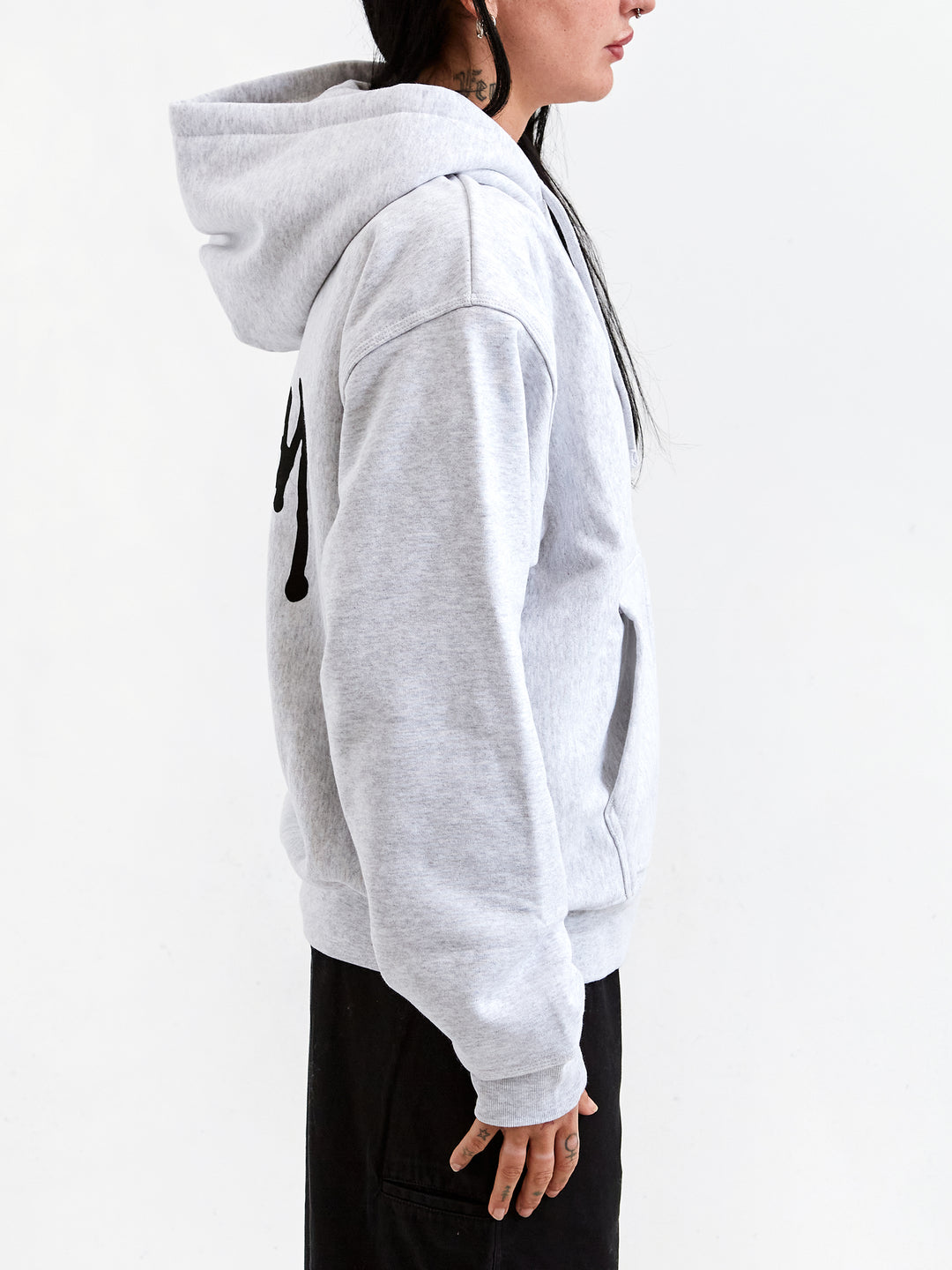 Stussy Basic Zip Hoodie - Ash Heather – Goodhood