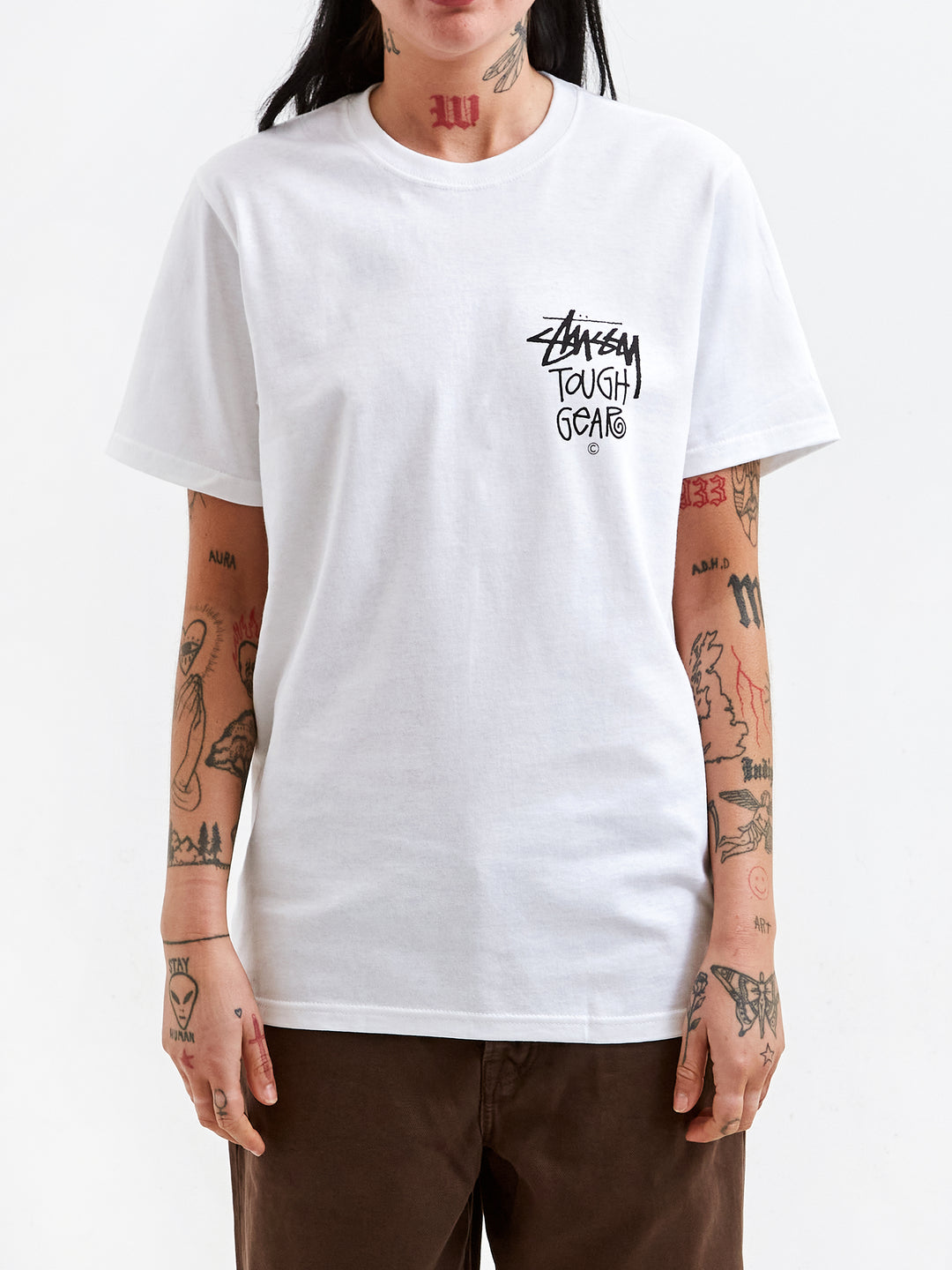 Stussy Tough Gear T-Shirt W - White – Goodhood