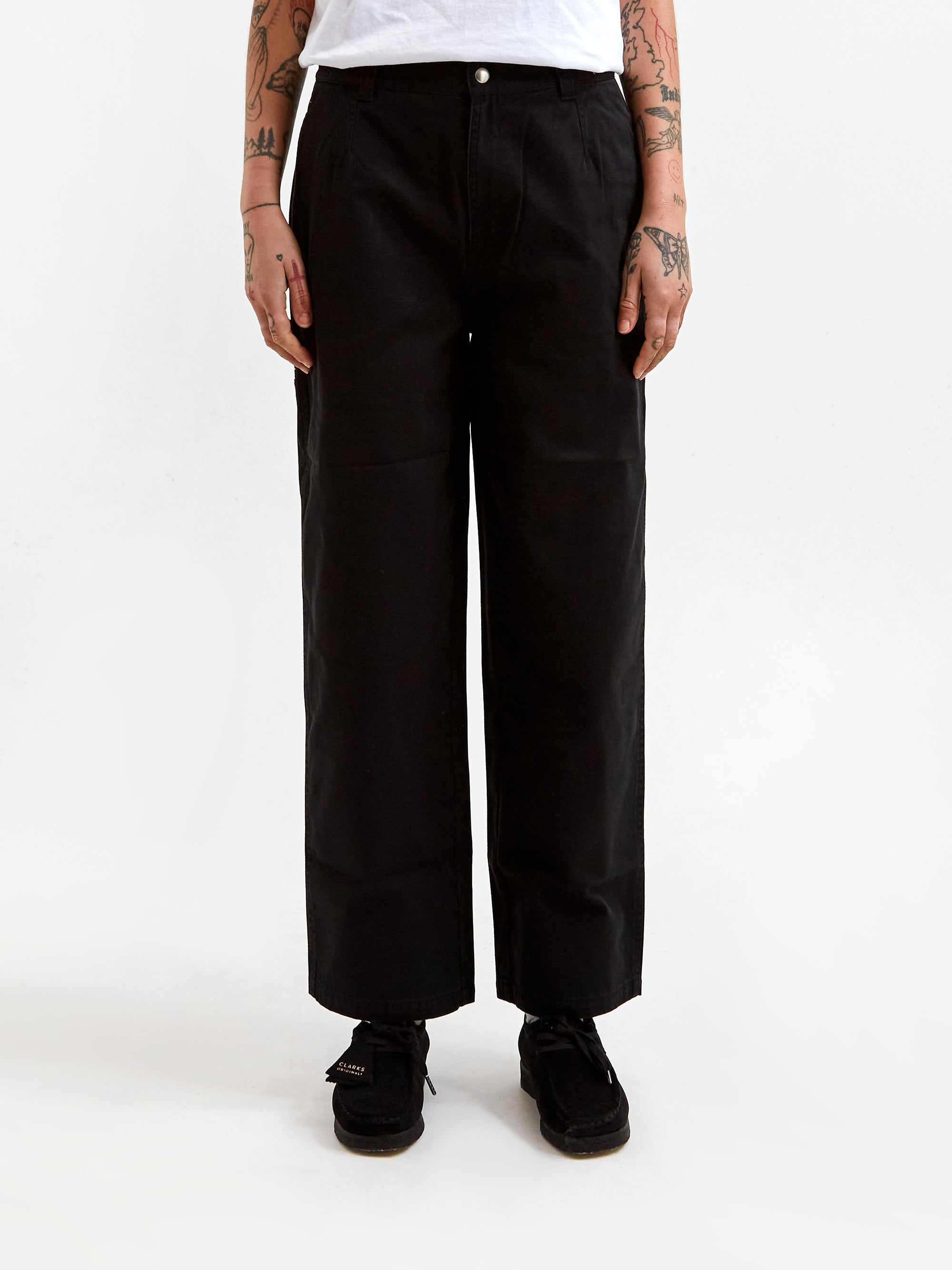 Stüssy Workgear Trouser Twill - Black – Goodhood