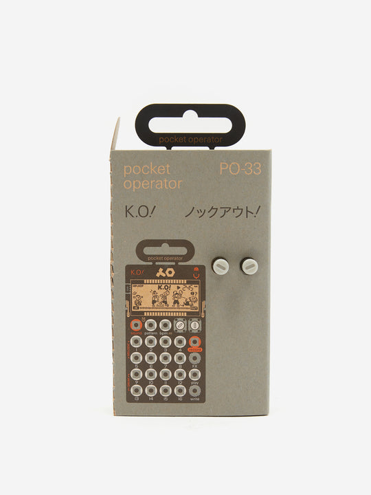 Teenage Engineering Pocket Operator PO-33 K.O! – Goodhood