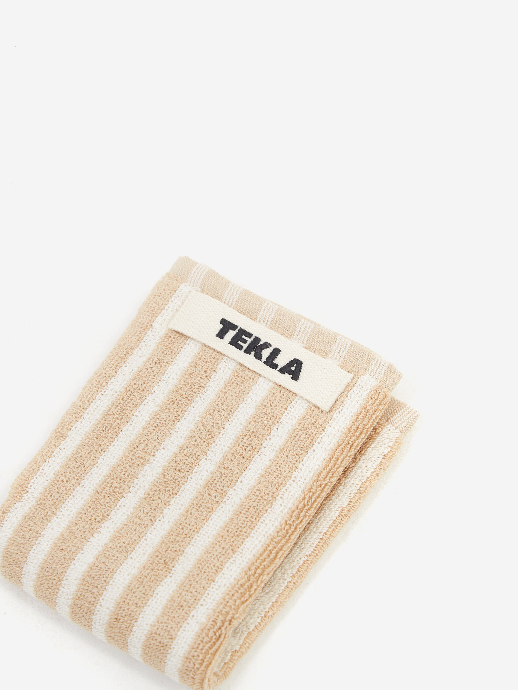 Tekla White Striped Trousers