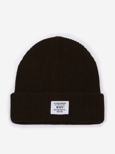 帽子 WTAPS BEANIE 05 ACRYLIC OLIVE DRAB WTAPS Beanie 24 - Olive Drab – Goodhood